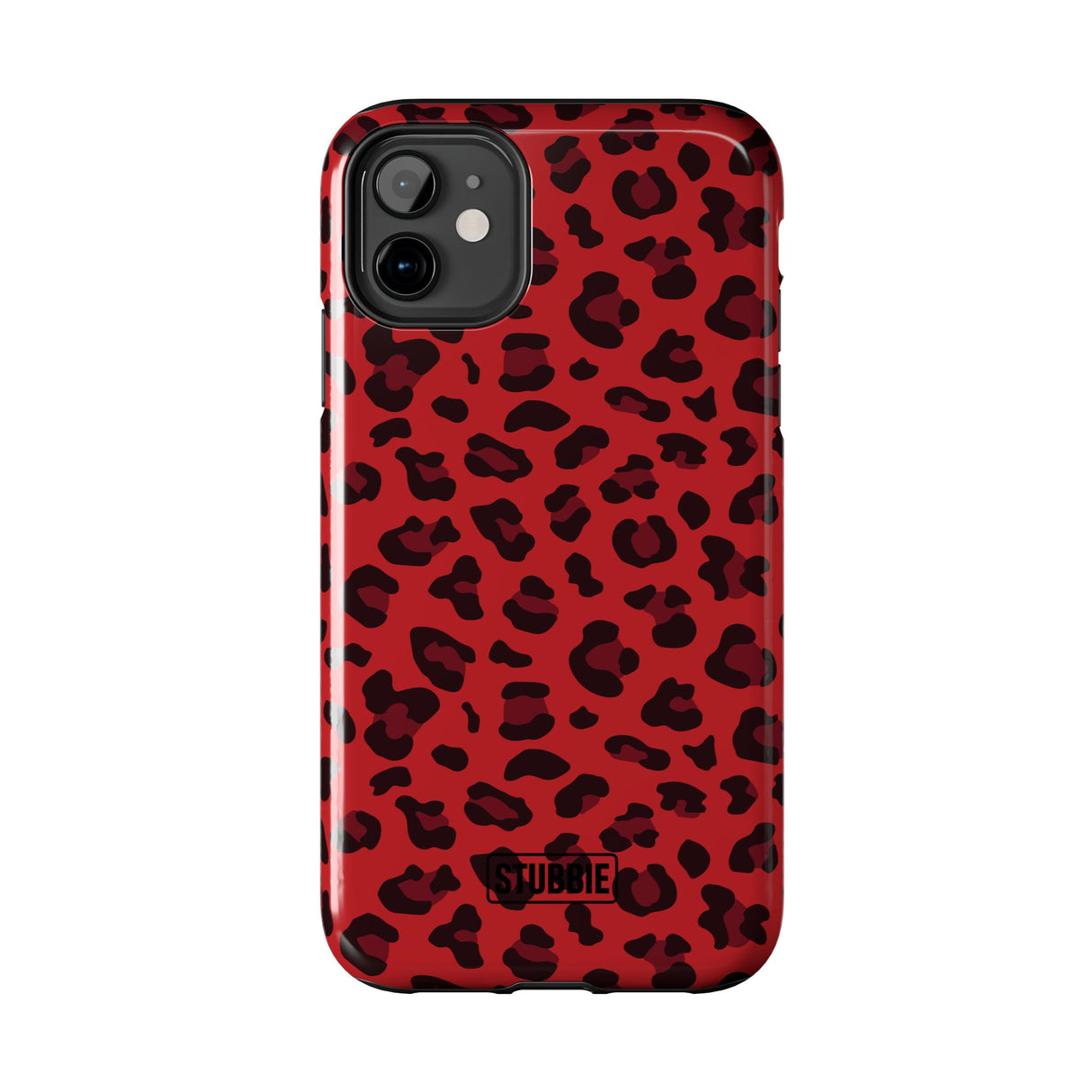STUBBIE Phone Case for Apple iPhone - Red Leopard Phone Case