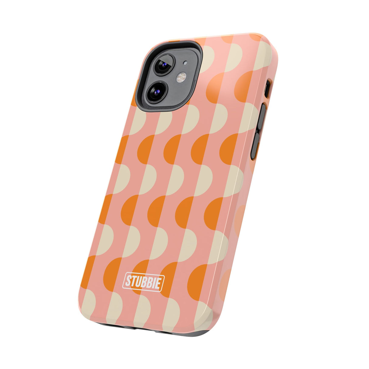 STUBBIE Phone Case for Apple iPhone - Orange Wave Phone Case