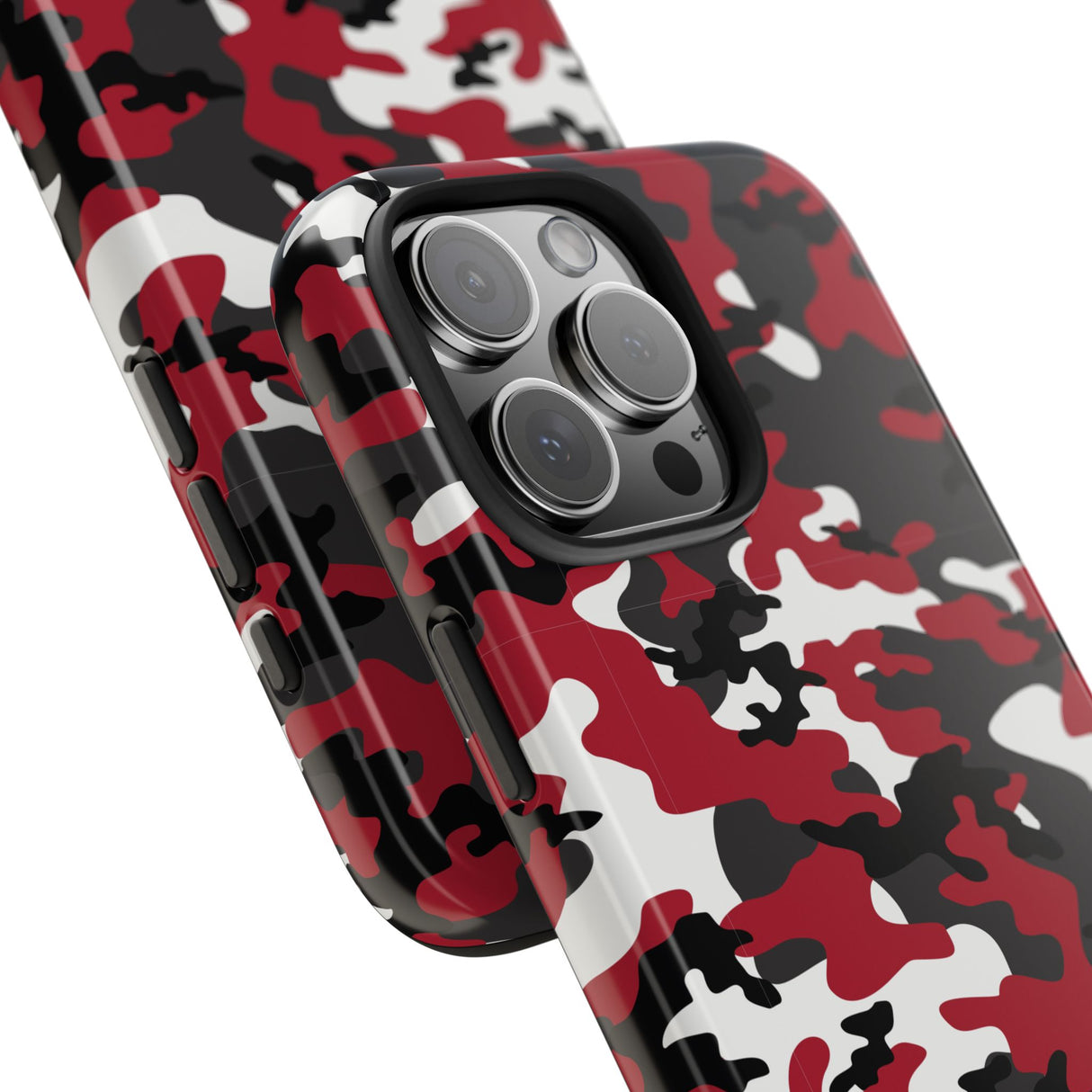 STUBBIE Phone Case for Apple iPhone - Red Camo Phone Case