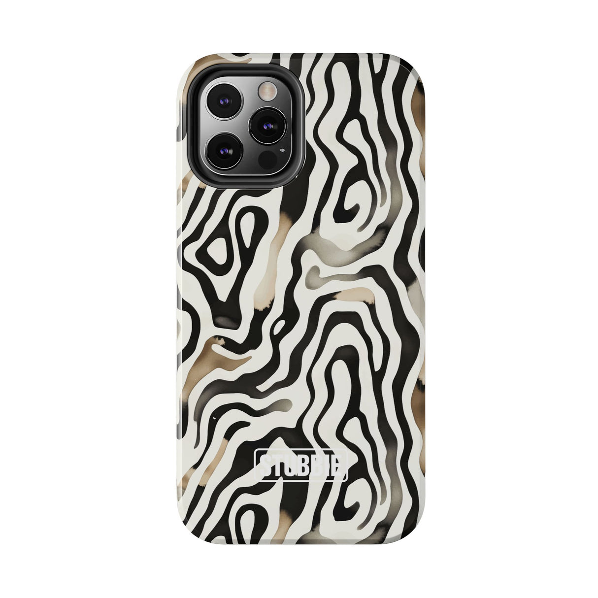 STUBBIE Phone Case for Apple iPhone - Weird Zebra Stubbie