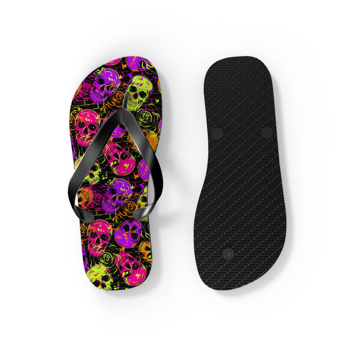Flip Flops With Skulls