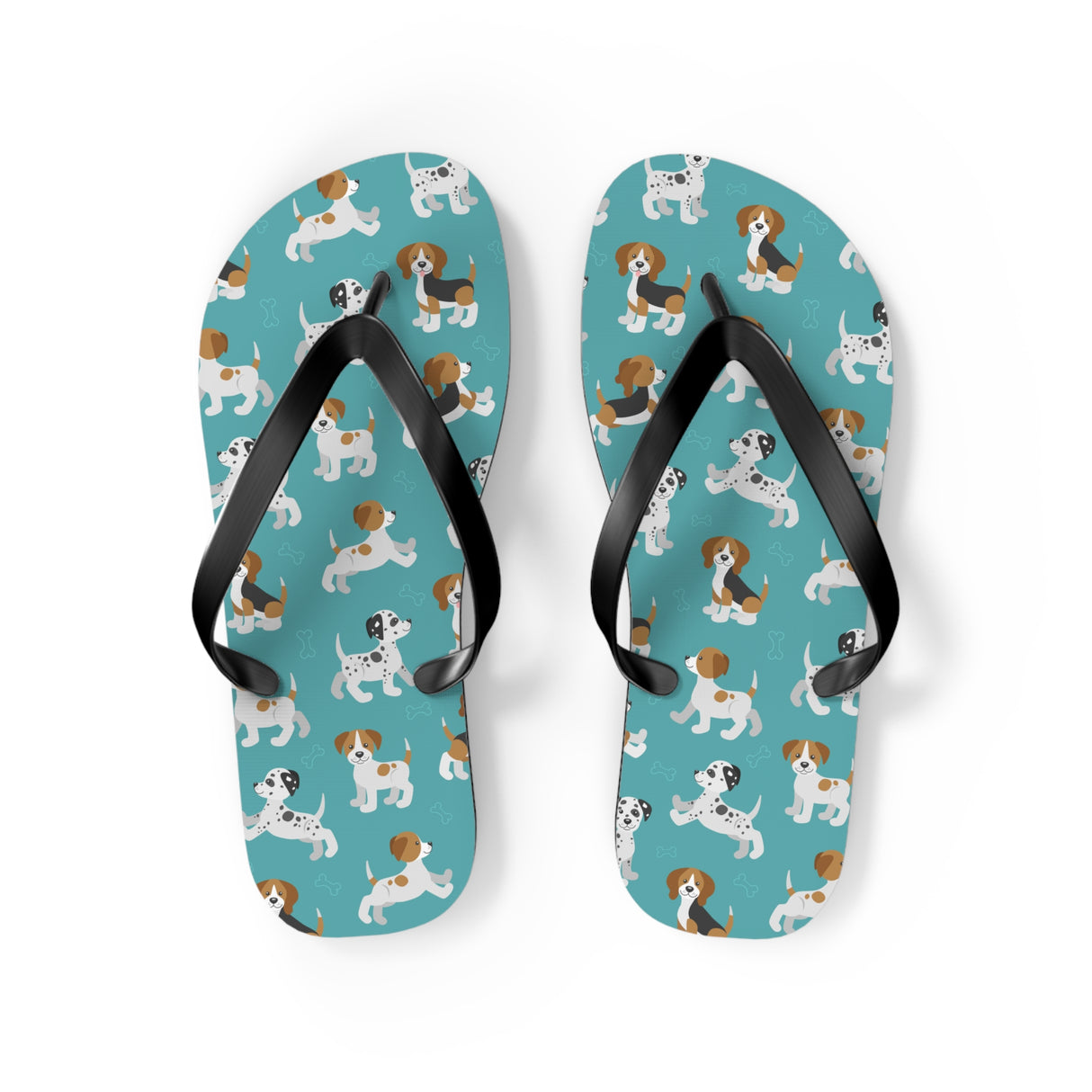 Cute Puppies Flip Flops