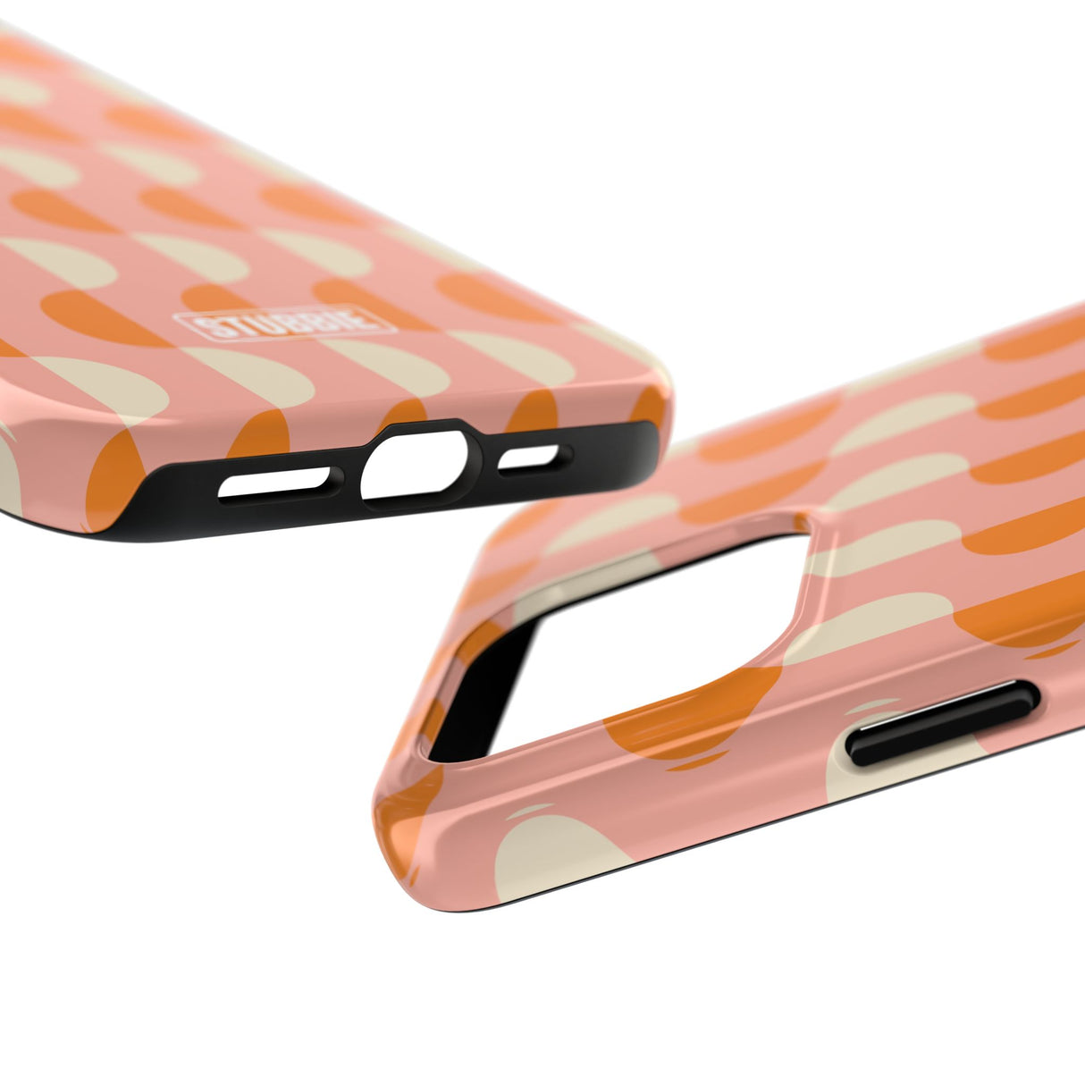 STUBBIE Phone Case for Apple iPhone - Orange Wave Phone Case