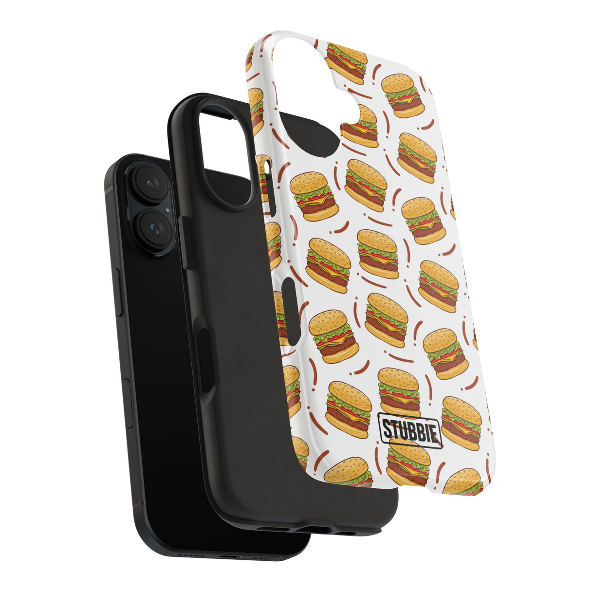 STUBBIE Phone Case for Apple iPhone - Burger Stubbie