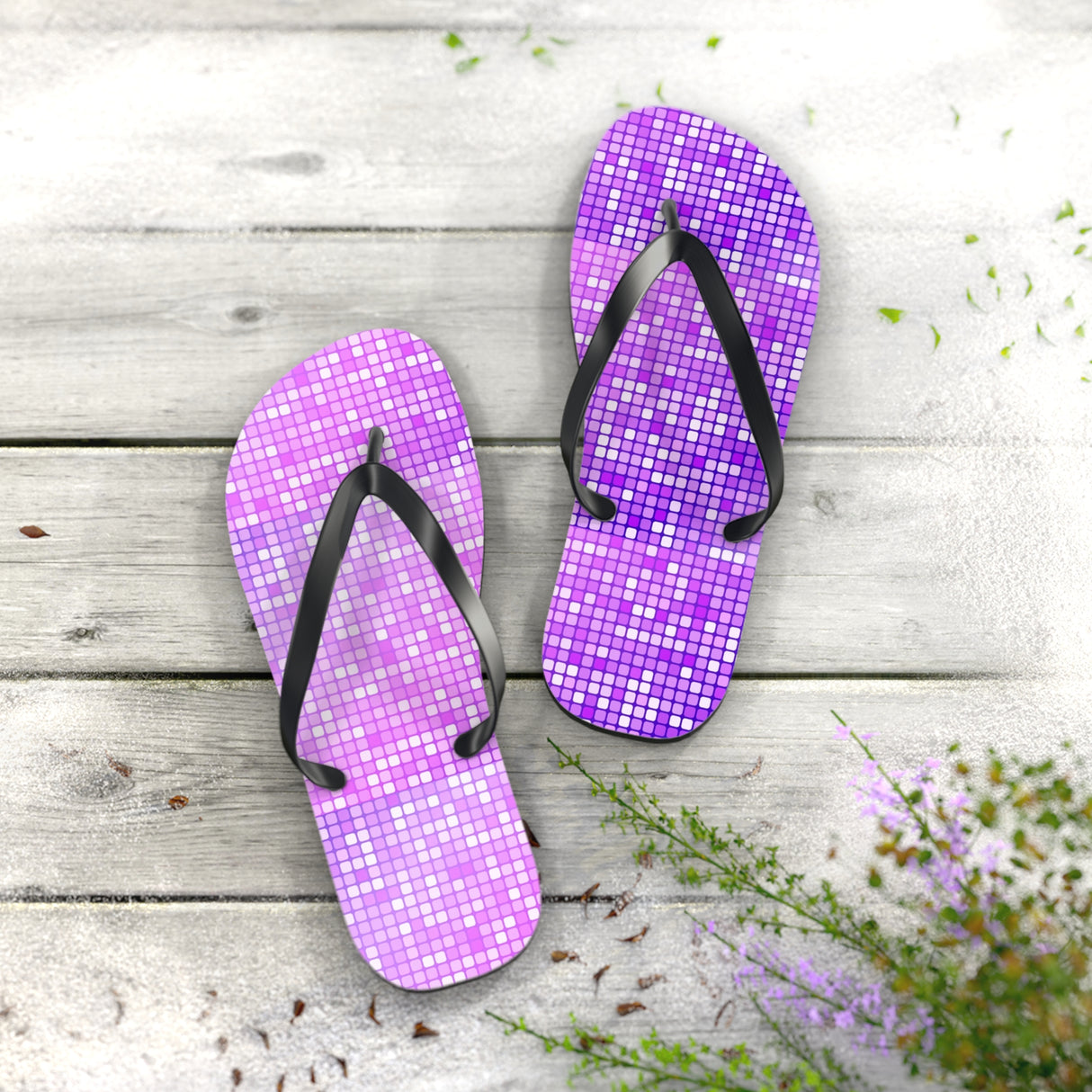STUBBIE Flip Flops - Purple Party STUBBIE