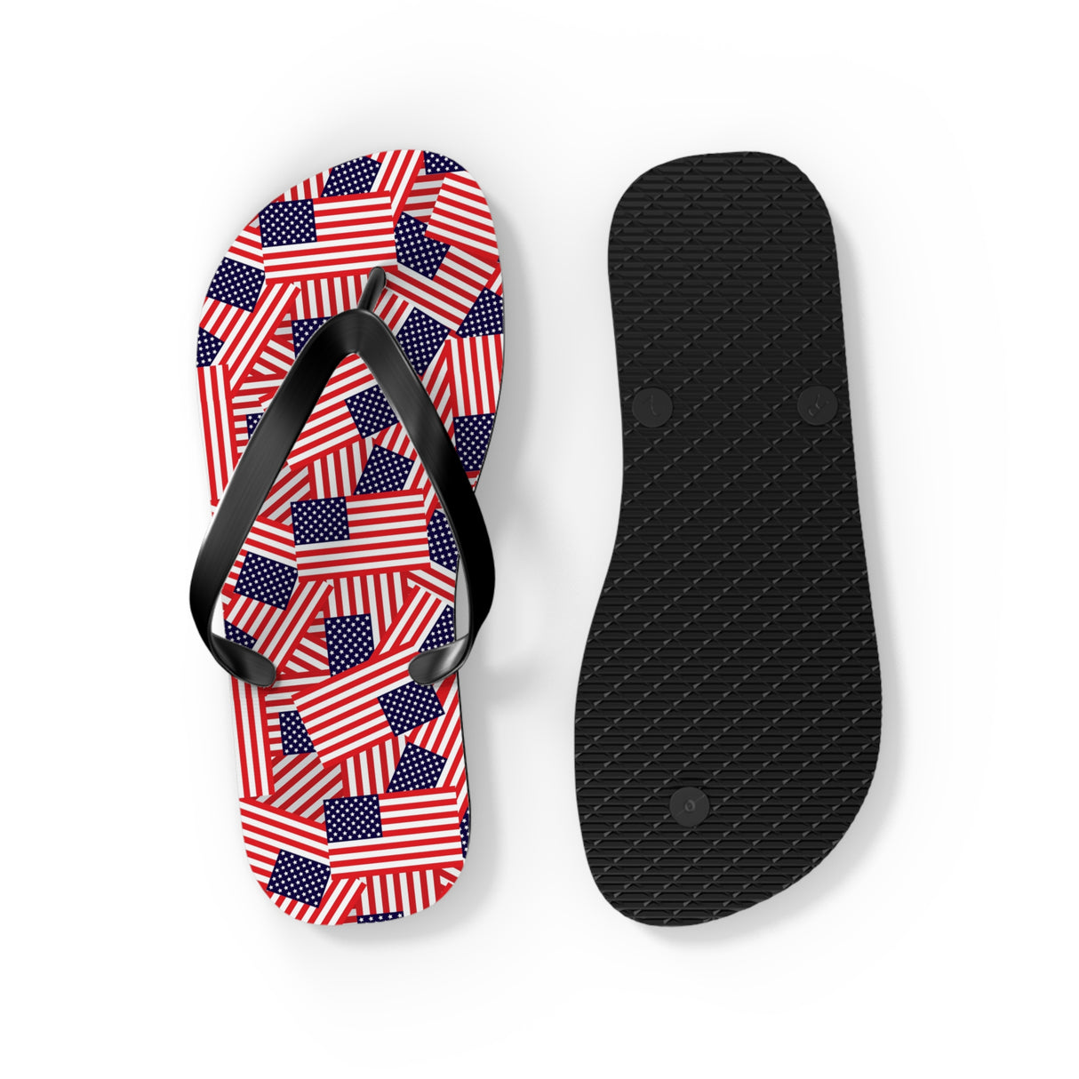 Mini American Flag Flip Flops