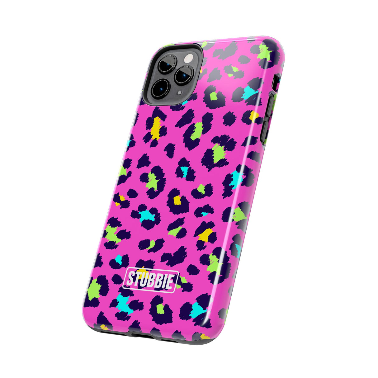 STUBBIE Phone Case for Apple iPhone - Disco Leopard Stubbie