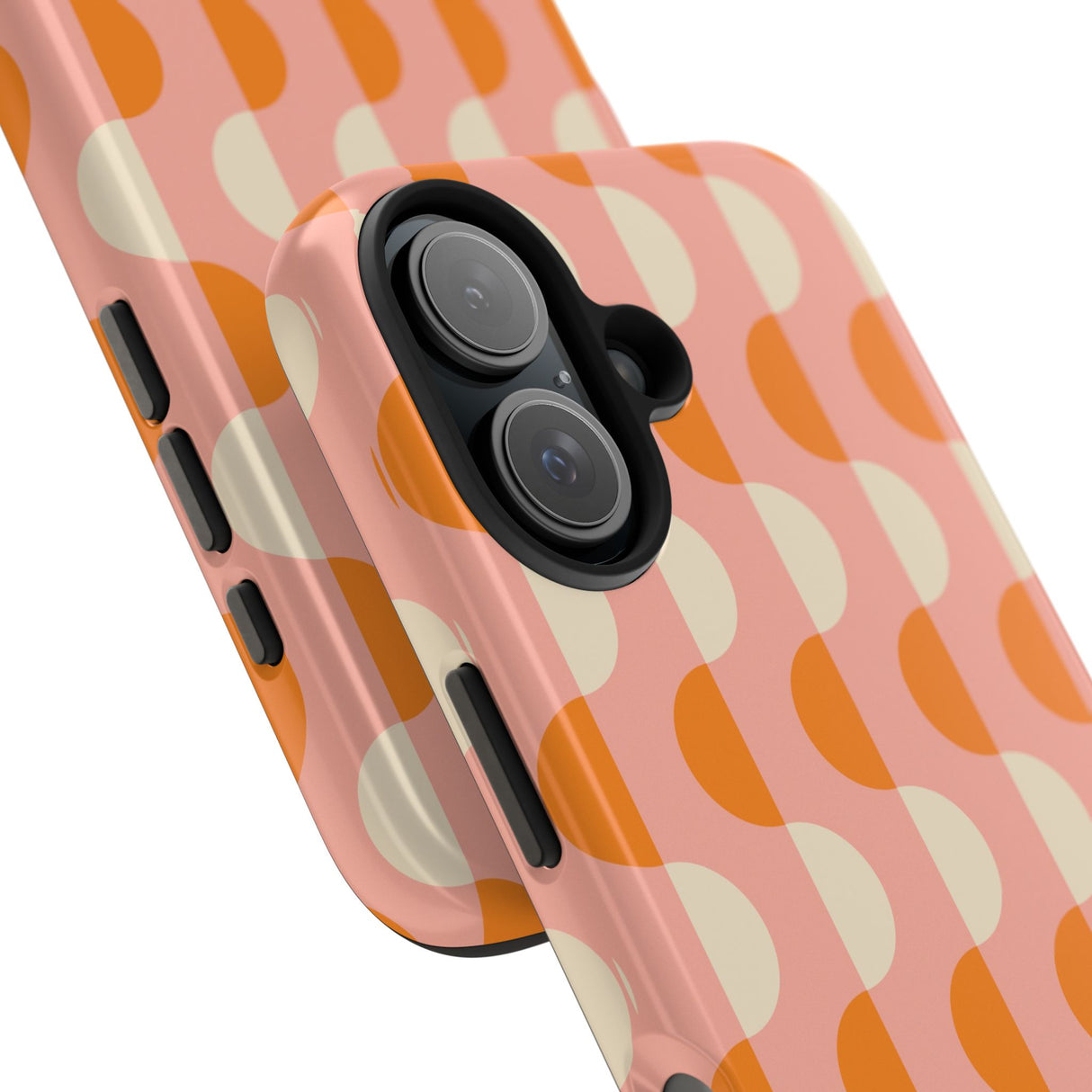 STUBBIE Phone Case for Apple iPhone - Orange Wave Phone Case