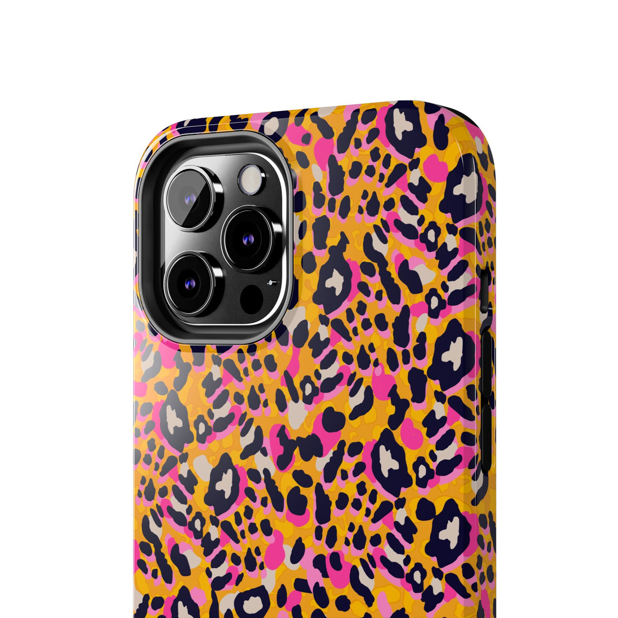 STUBBIE Phone Case for Apple iPhone - Pink Orange Leopard Phone Case