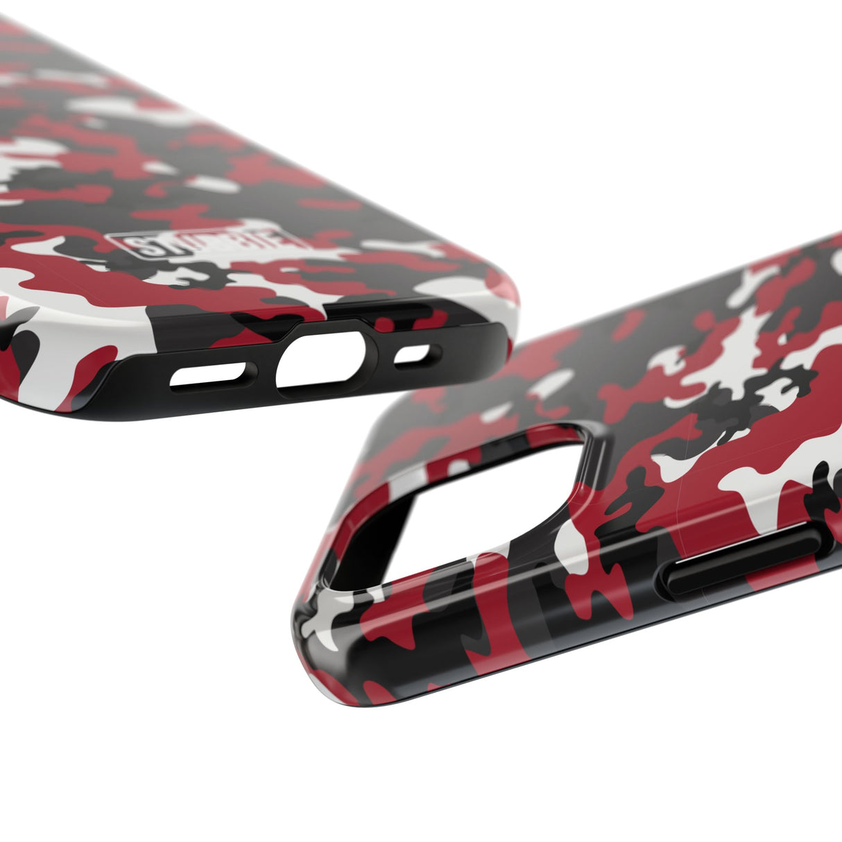 STUBBIE Phone Case for Apple iPhone - Red Camo Phone Case