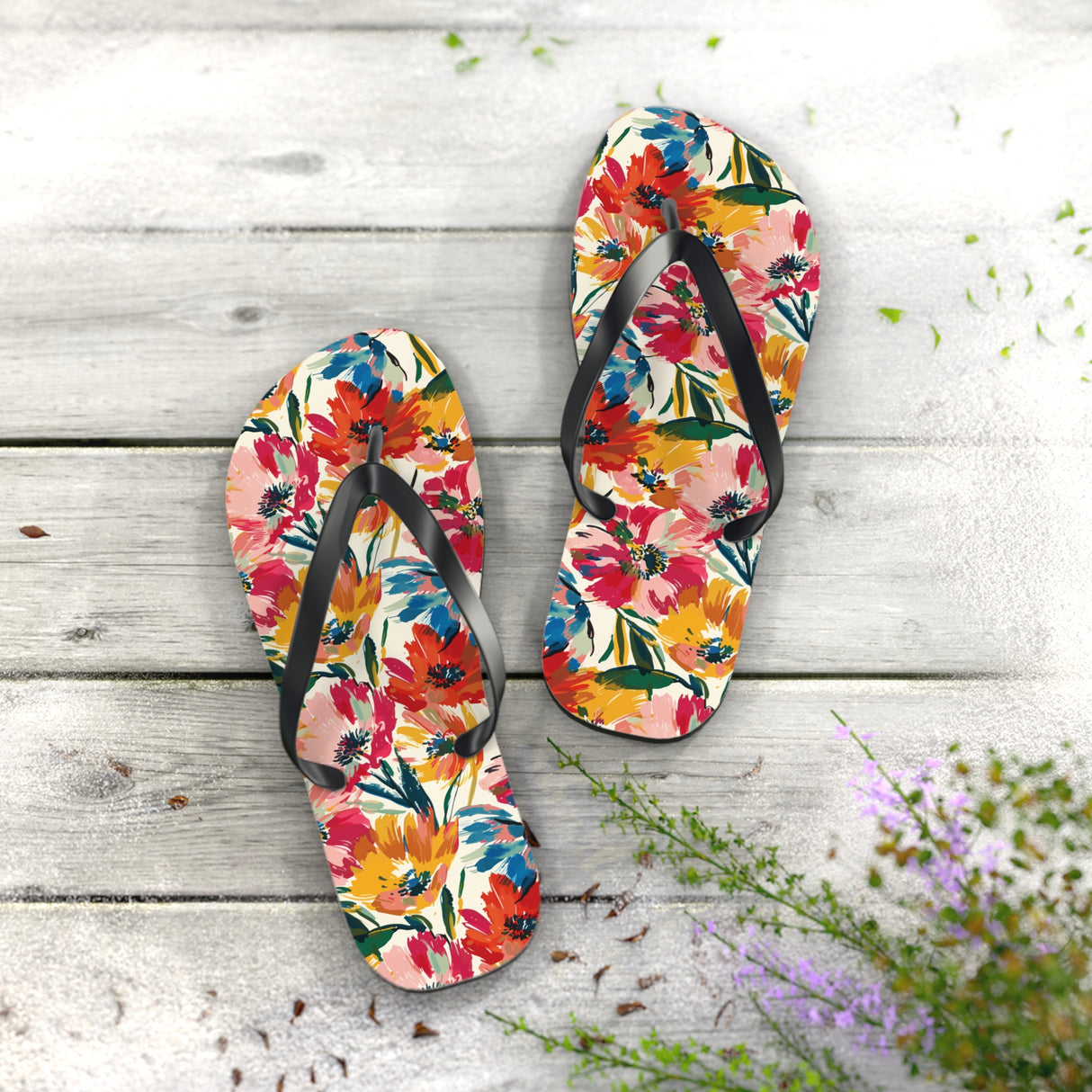 Flip Flops Floral