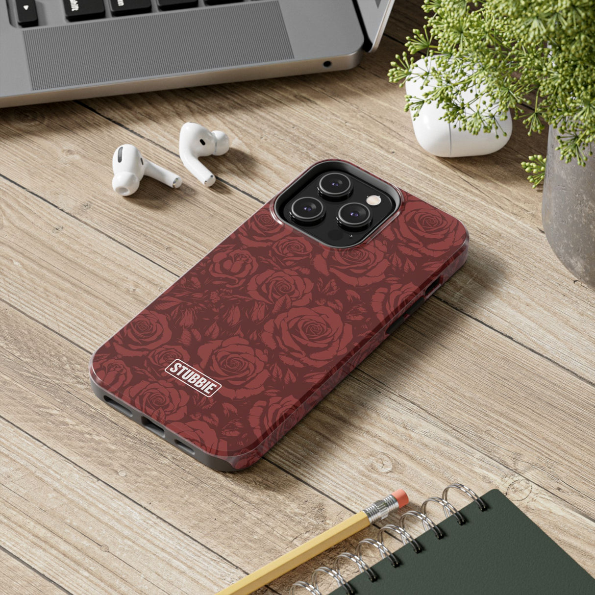STUBBIE Phone Case for Apple iPhone - Red Roses Phone Case