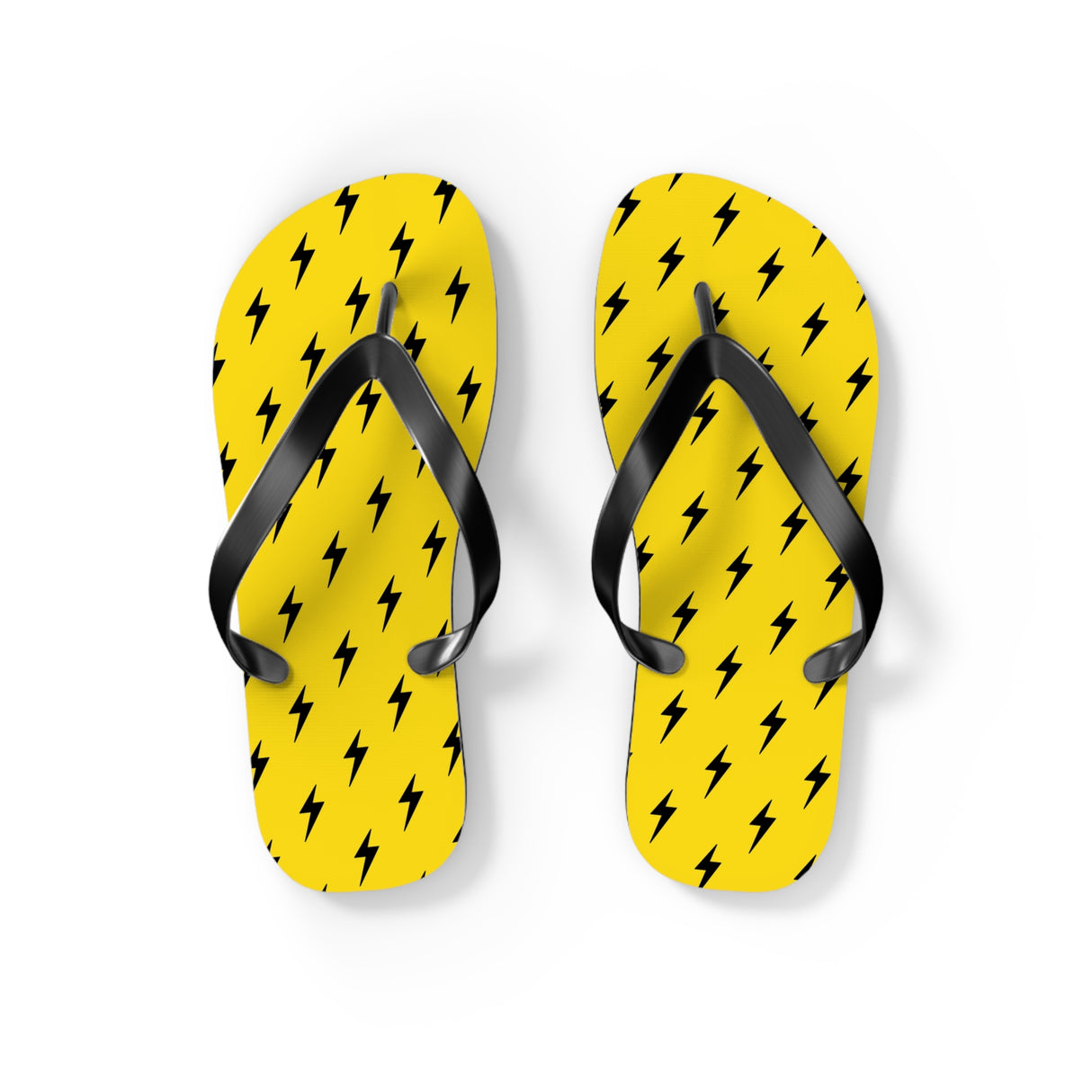 Lightning Bolt Flip Flops