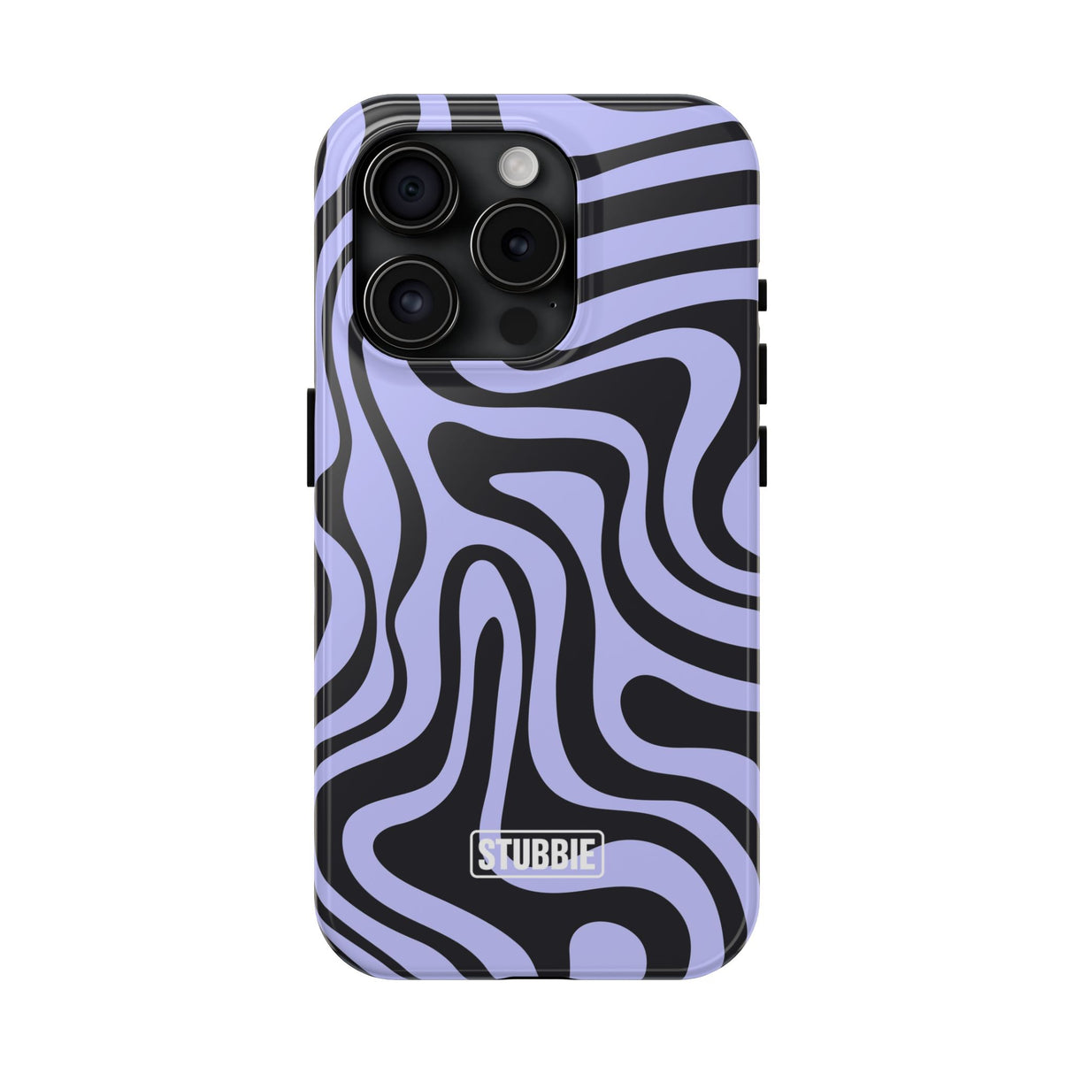 STUBBIE Phone Case for Apple iPhone - Crazy Zebra Stubbie