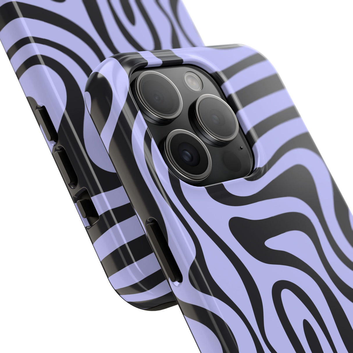 STUBBIE Phone Case for Apple iPhone - Crazy Zebra Stubbie