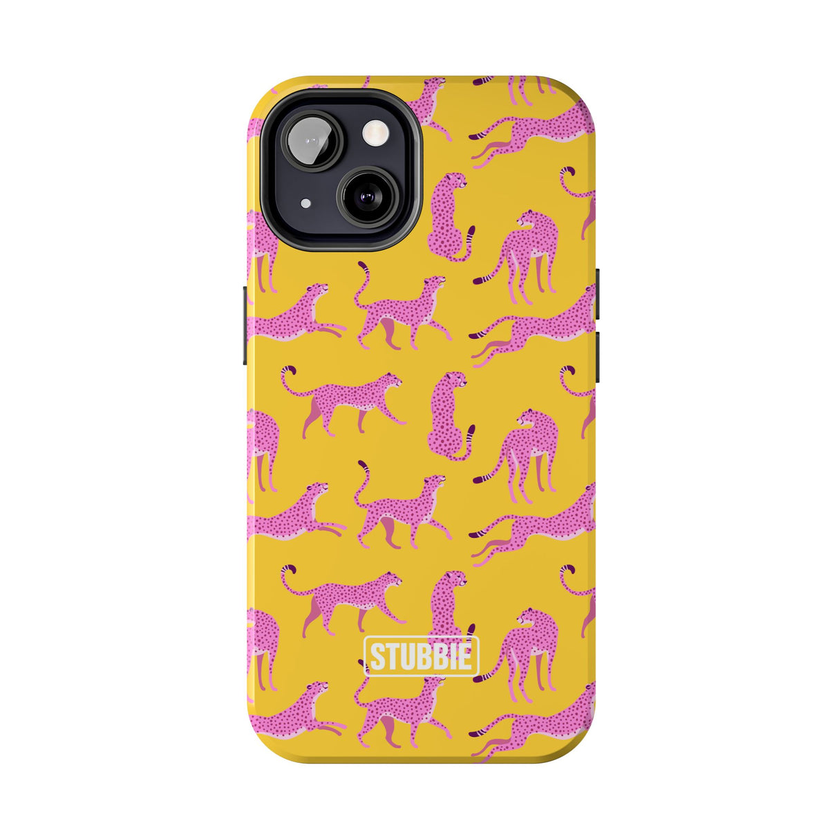 STUBBIE Phone Case for Apple iPhone - Pink Cheetah Phone Case