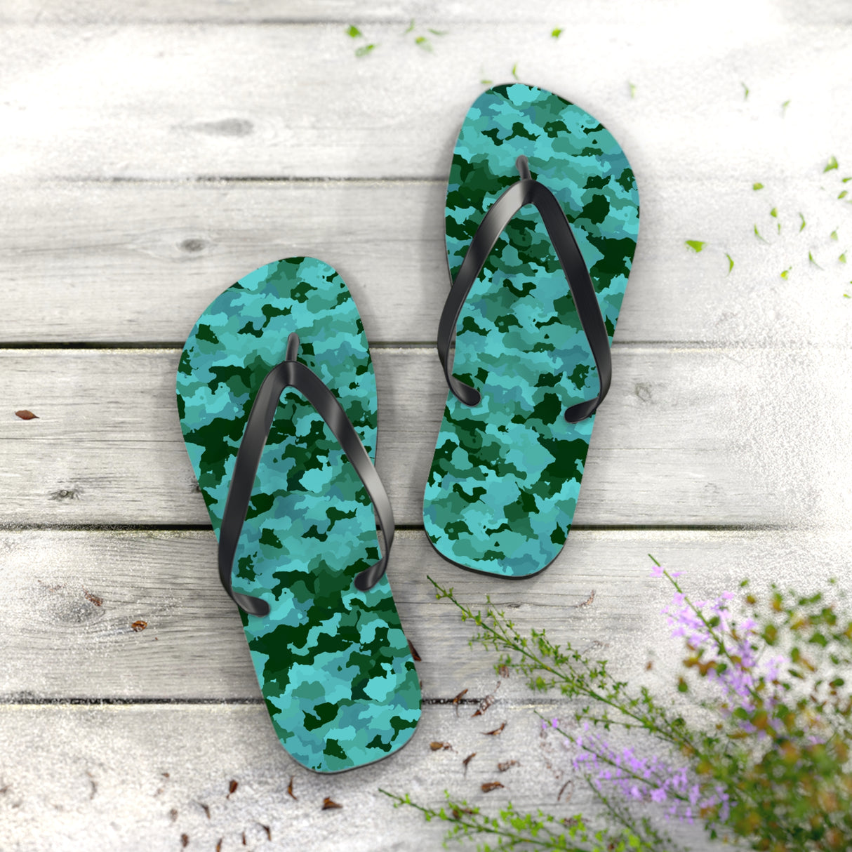 Camouflage Flip Flops