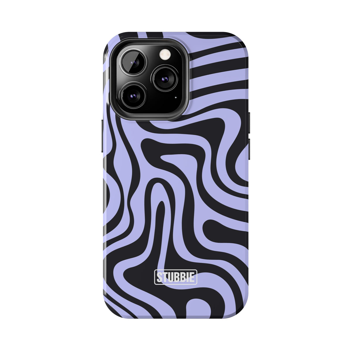 STUBBIE Phone Case for Apple iPhone - Crazy Zebra Stubbie