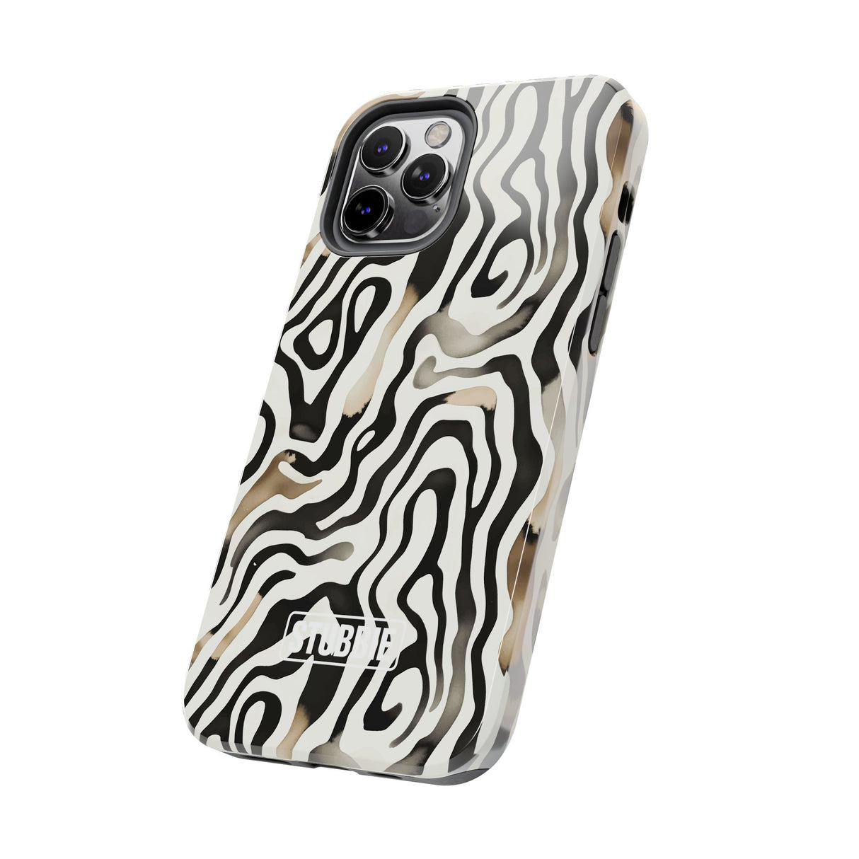 STUBBIE Phone Case for Apple iPhone - Weird Zebra Stubbie