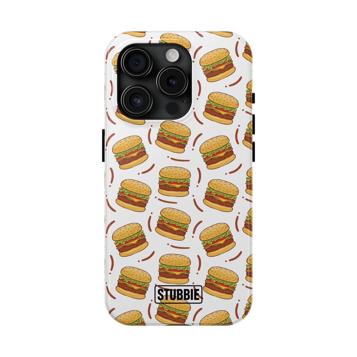 STUBBIE Phone Case for Apple iPhone - Burger Stubbie