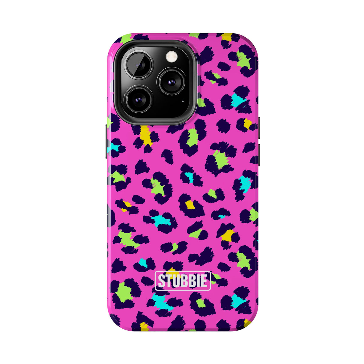 STUBBIE Phone Case for Apple iPhone - Disco Leopard Stubbie