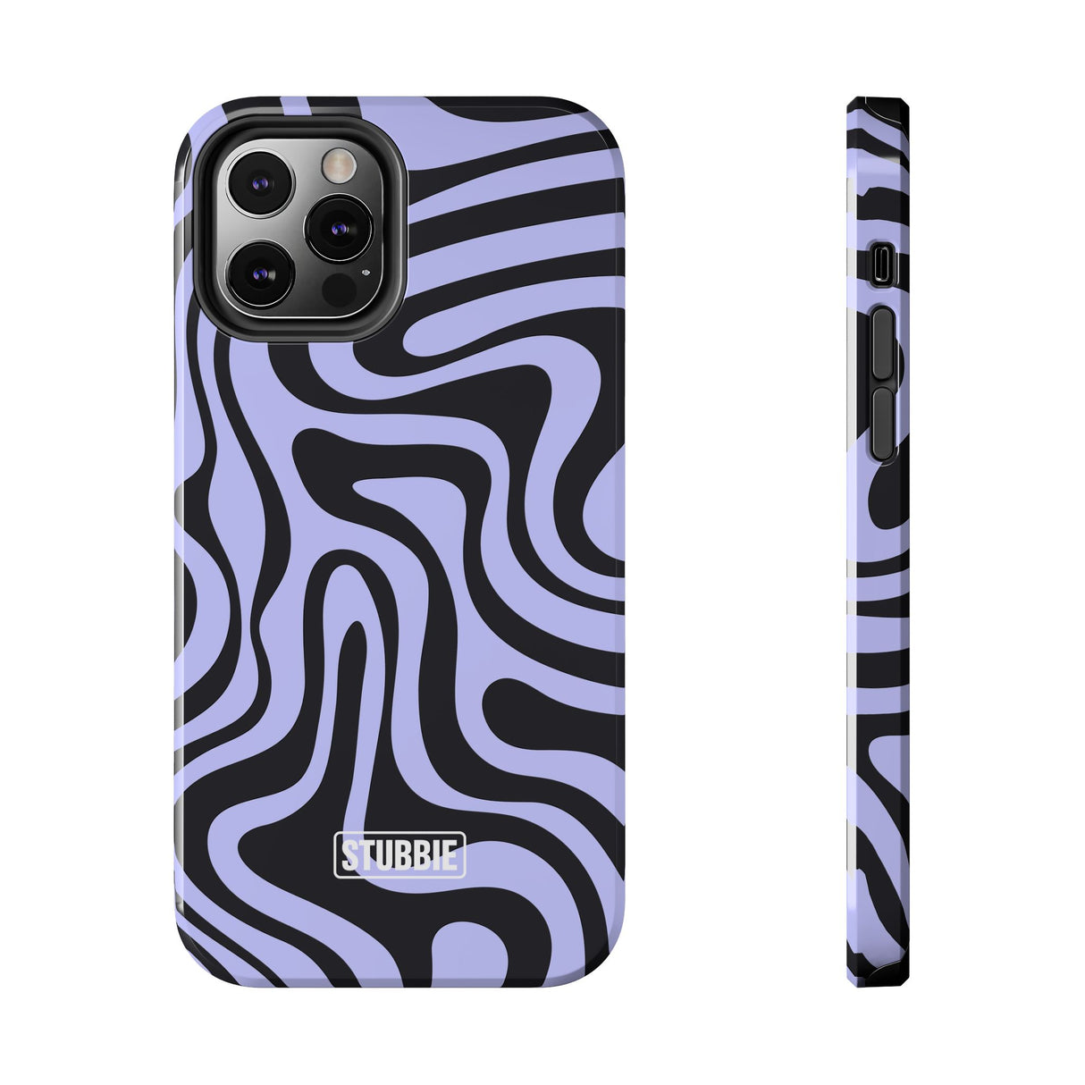 STUBBIE Phone Case for Apple iPhone - Crazy Zebra Stubbie