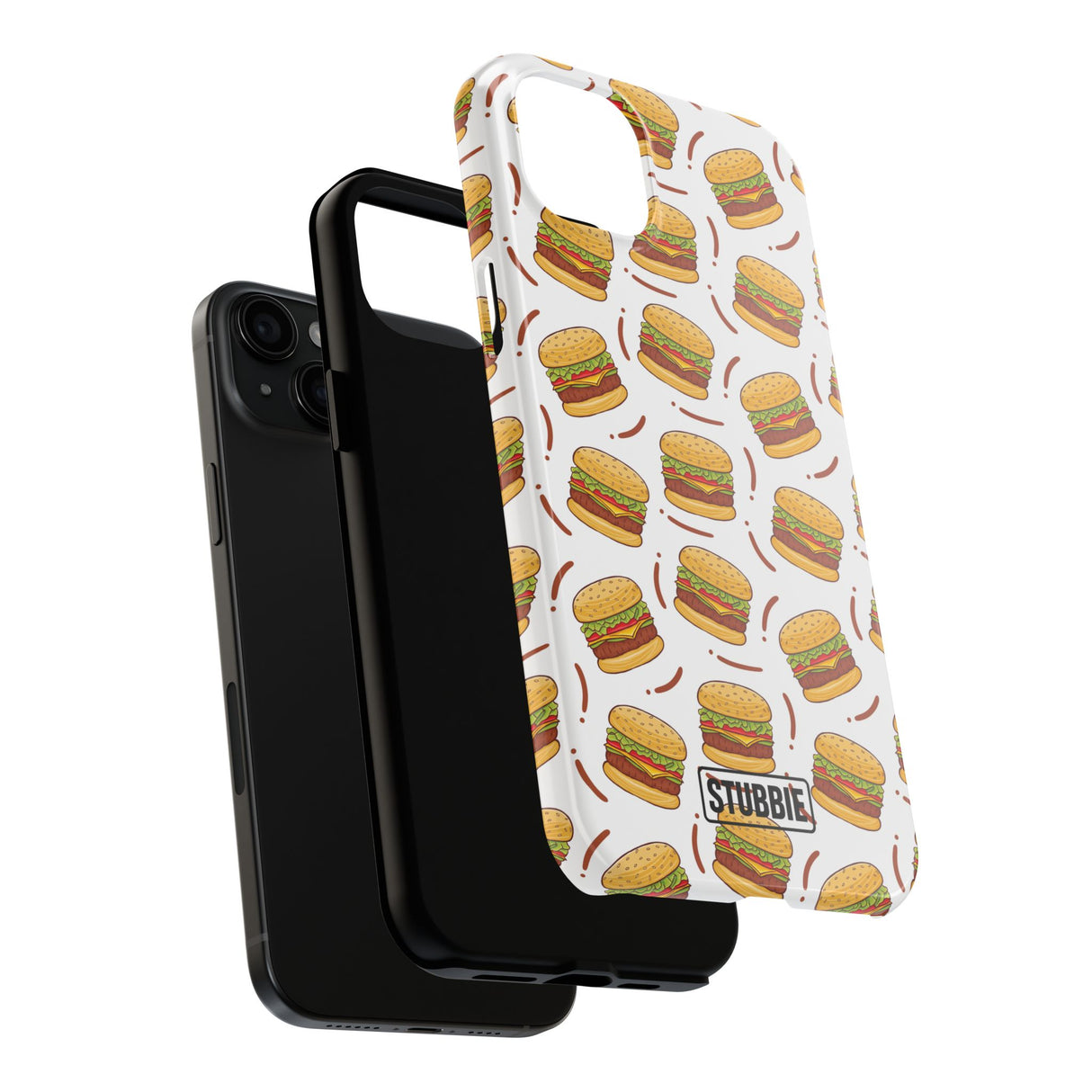 STUBBIE Phone Case for Apple iPhone - Burger Stubbie