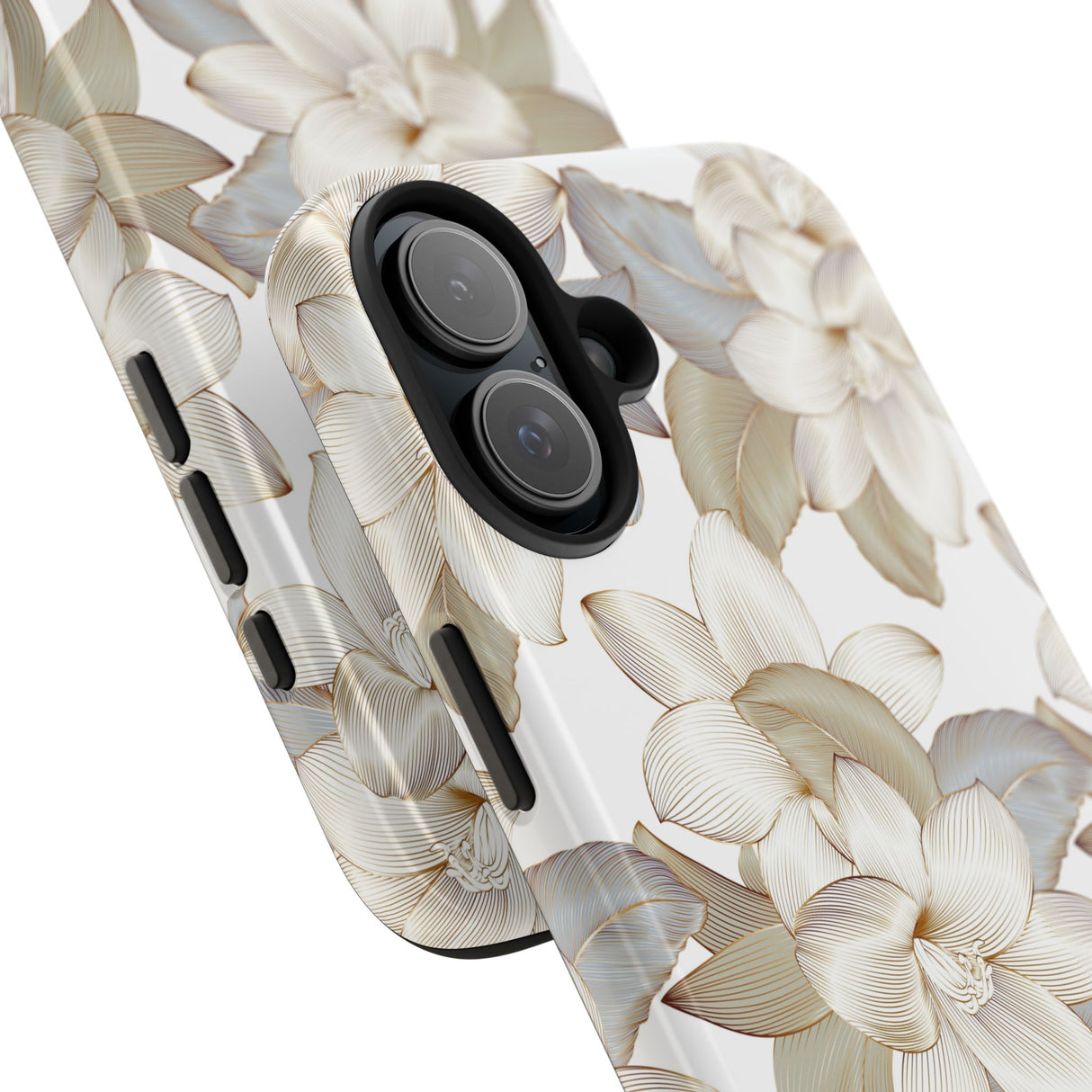 STUBBIE Phone Case for Apple iPhone - White Flowers Phone Case