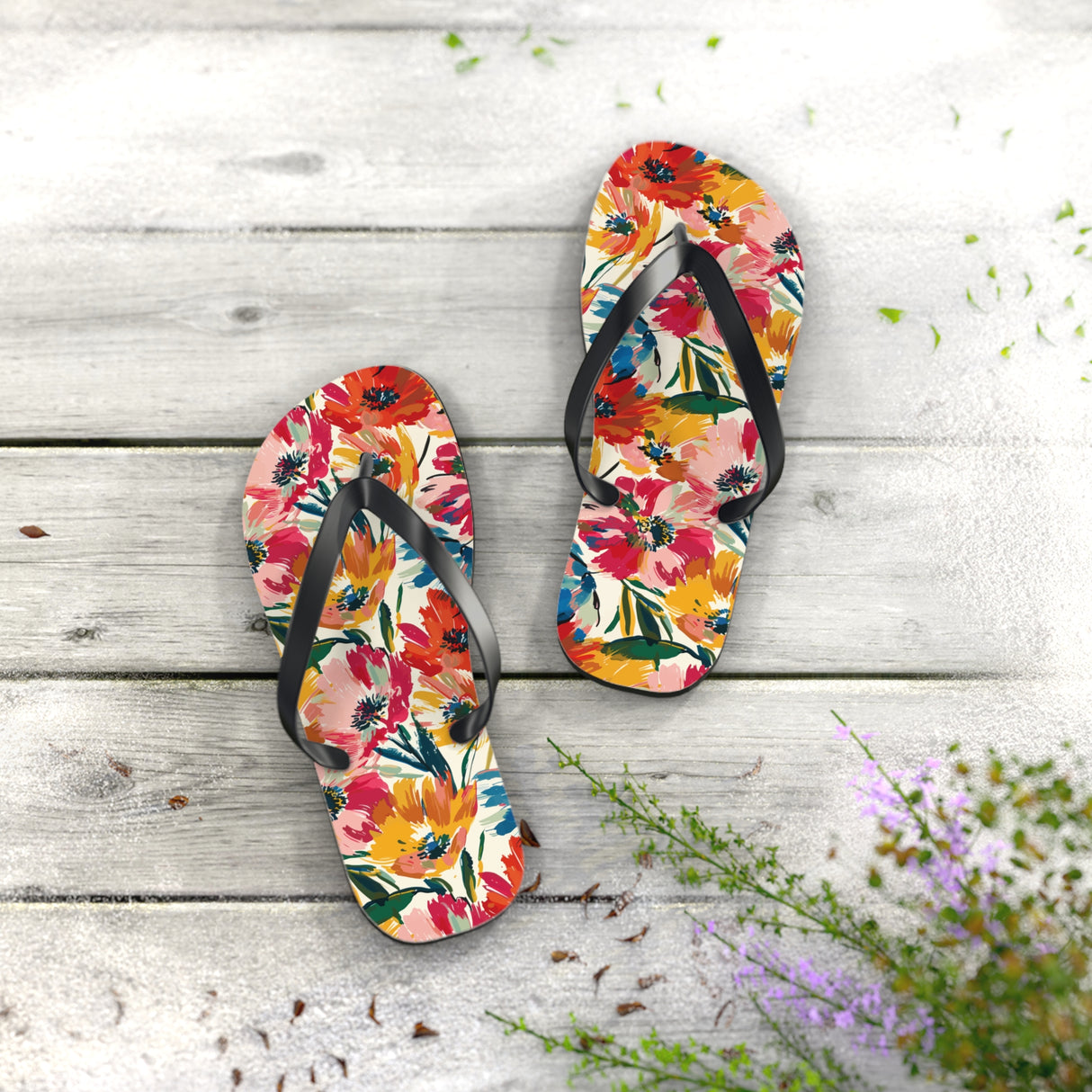 Flip Flops Floral
