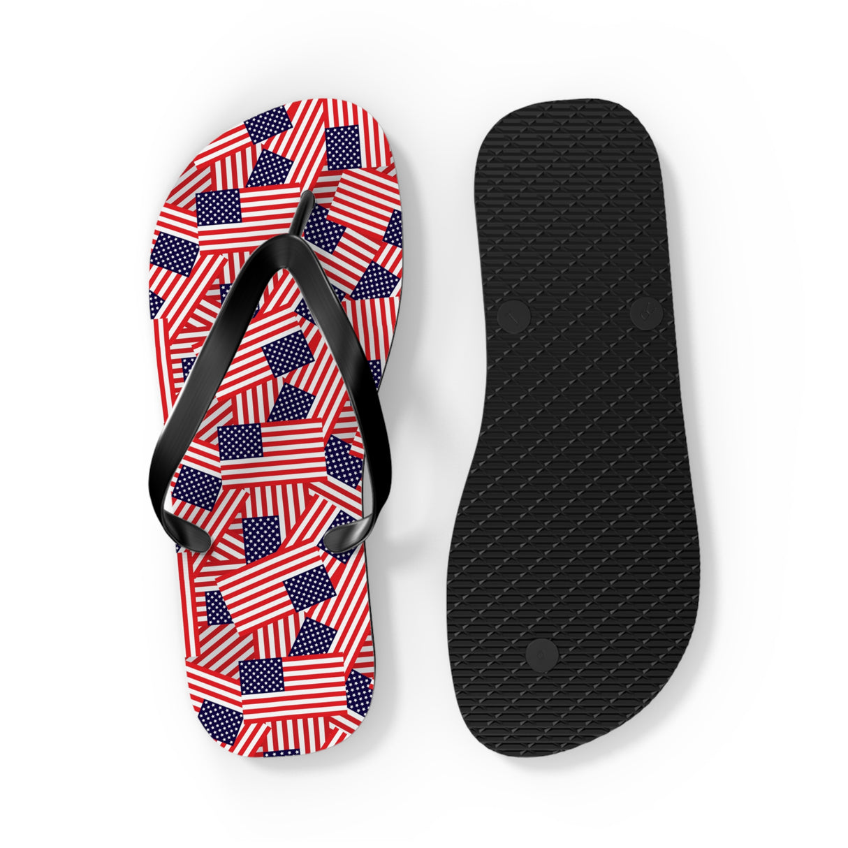 Mini American Flag Flip Flops