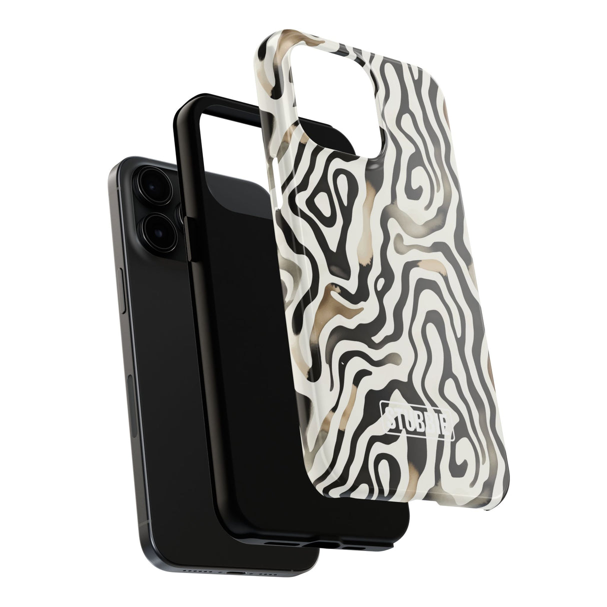 STUBBIE Phone Case for Apple iPhone - Weird Zebra Stubbie