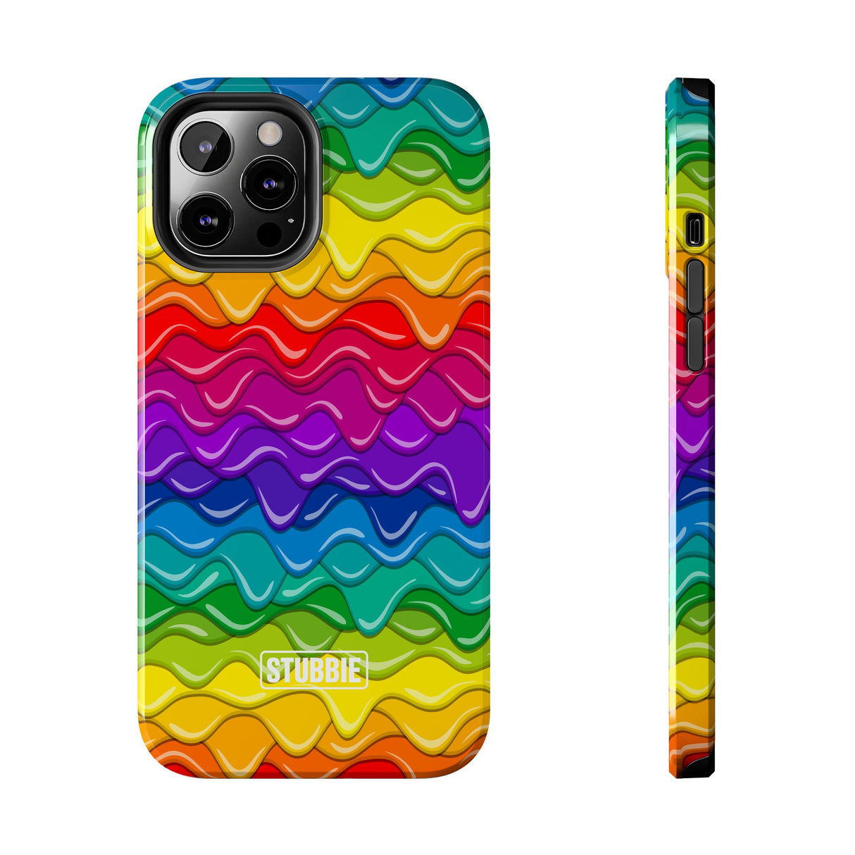 STUBBIE Phone Case for Apple iPhone - Rainbow Cake Phone Case