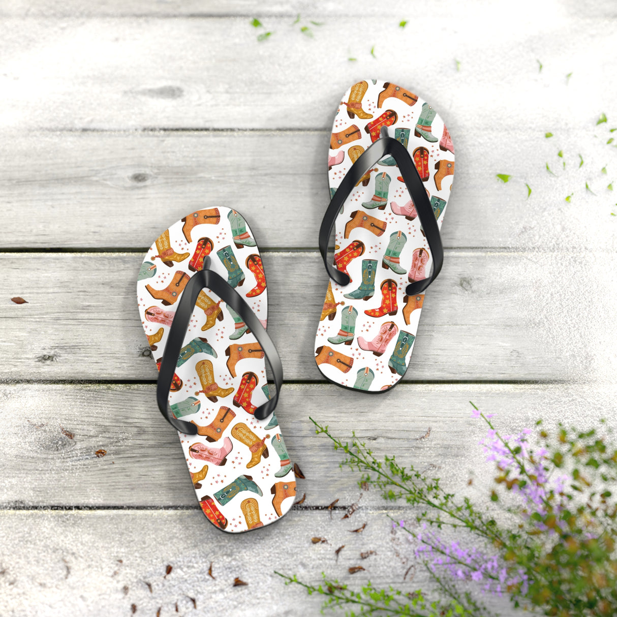 Cowgirl Boot Flip Flops
