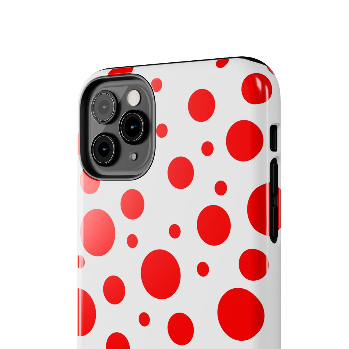 STUBBIE Phone Case for Apple iPhone - Red Polka Dot Phone Case