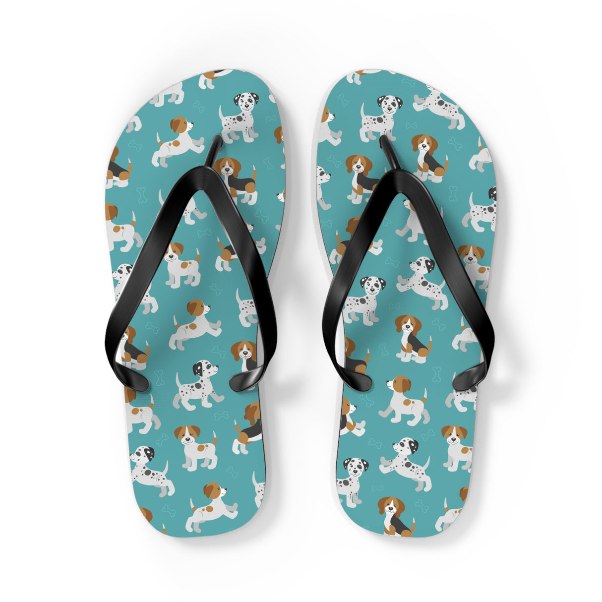 Cute Puppies Flip Flops