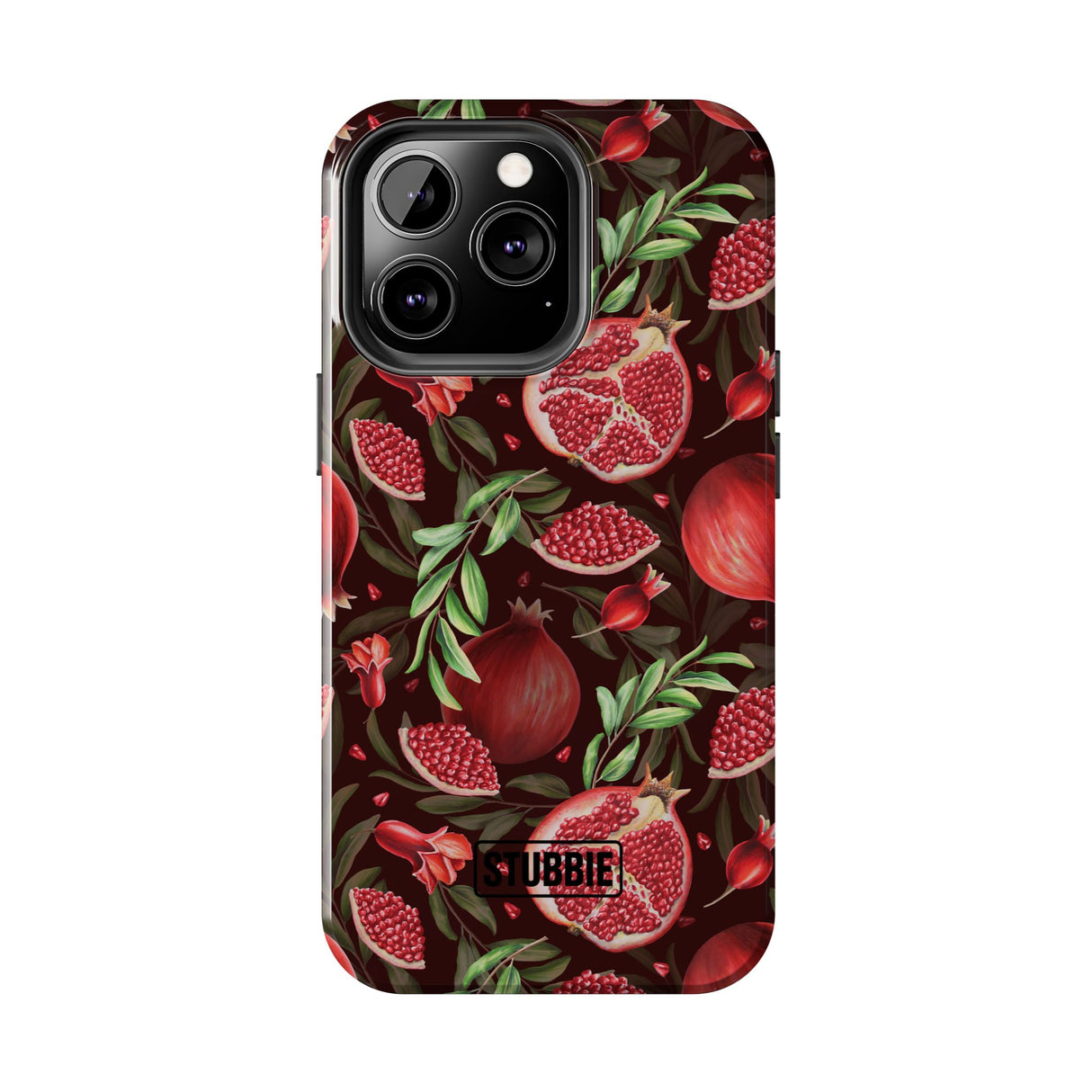 STUBBIE Phone Case for Apple iPhone - Pomegranate Phone Case