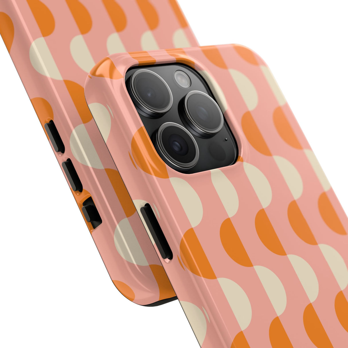 STUBBIE Phone Case for Apple iPhone - Orange Wave Phone Case