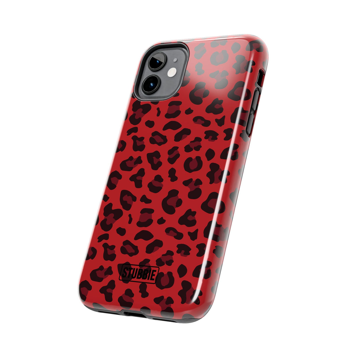 STUBBIE Phone Case for Apple iPhone - Red Leopard Phone Case