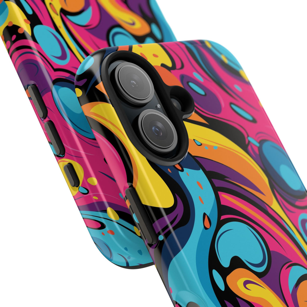 STUBBIE Phone Case for Apple iPhone - Messy Bright Paint Phone Case