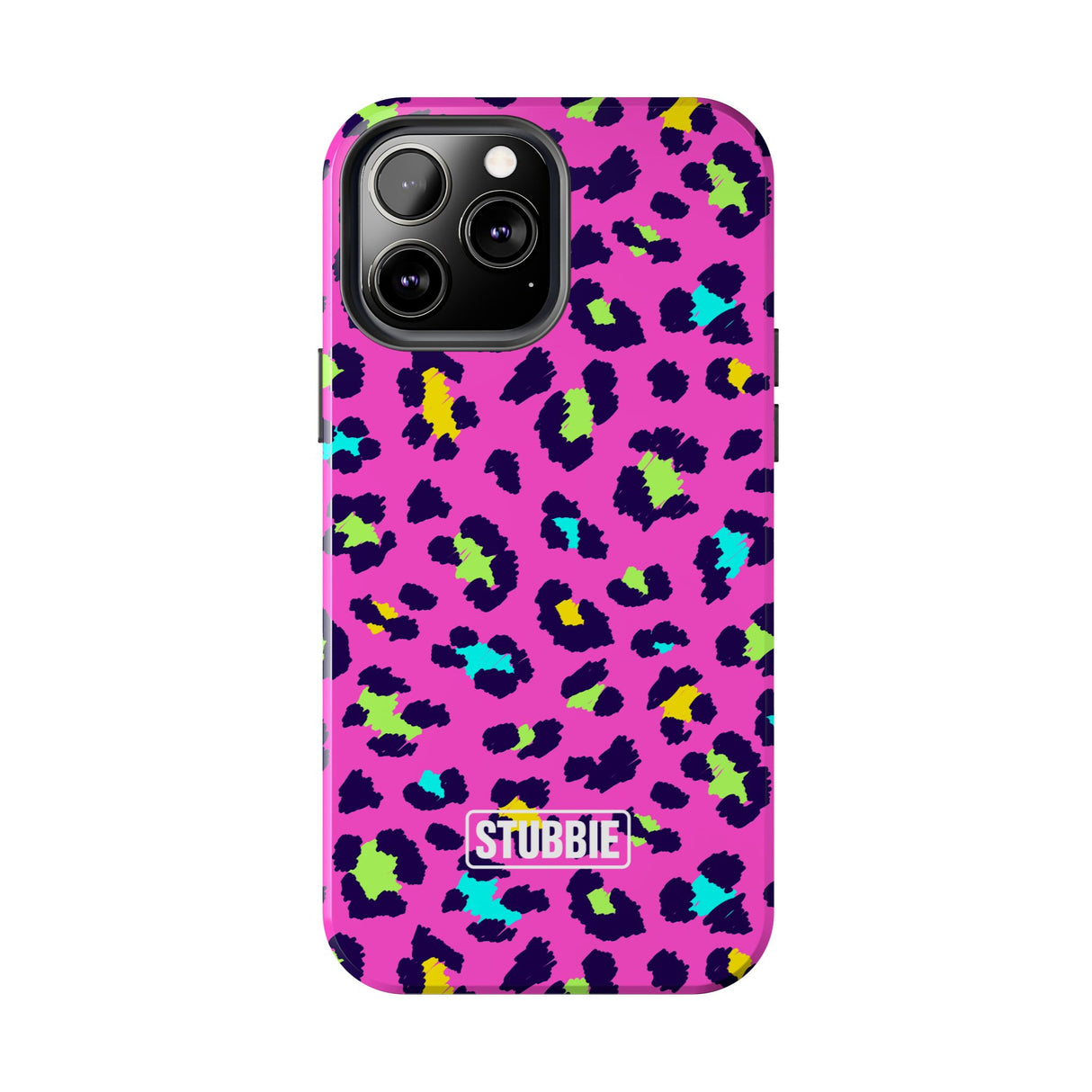STUBBIE Phone Case for Apple iPhone - Disco Leopard Stubbie