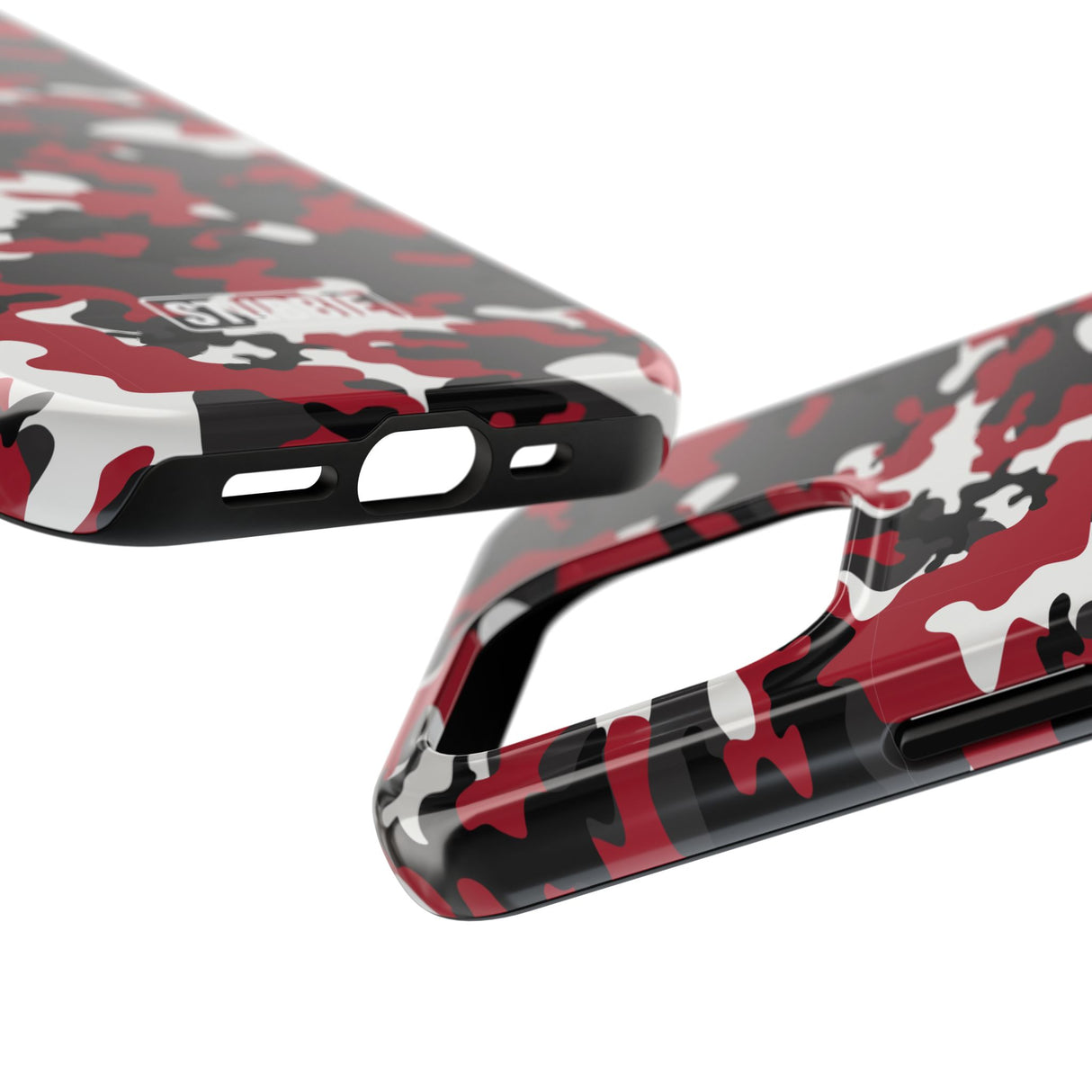 STUBBIE Phone Case for Apple iPhone - Red Camo Phone Case