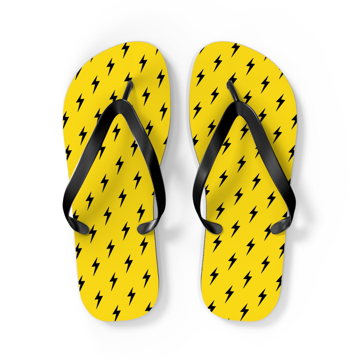 Lightning Bolt Flip Flops