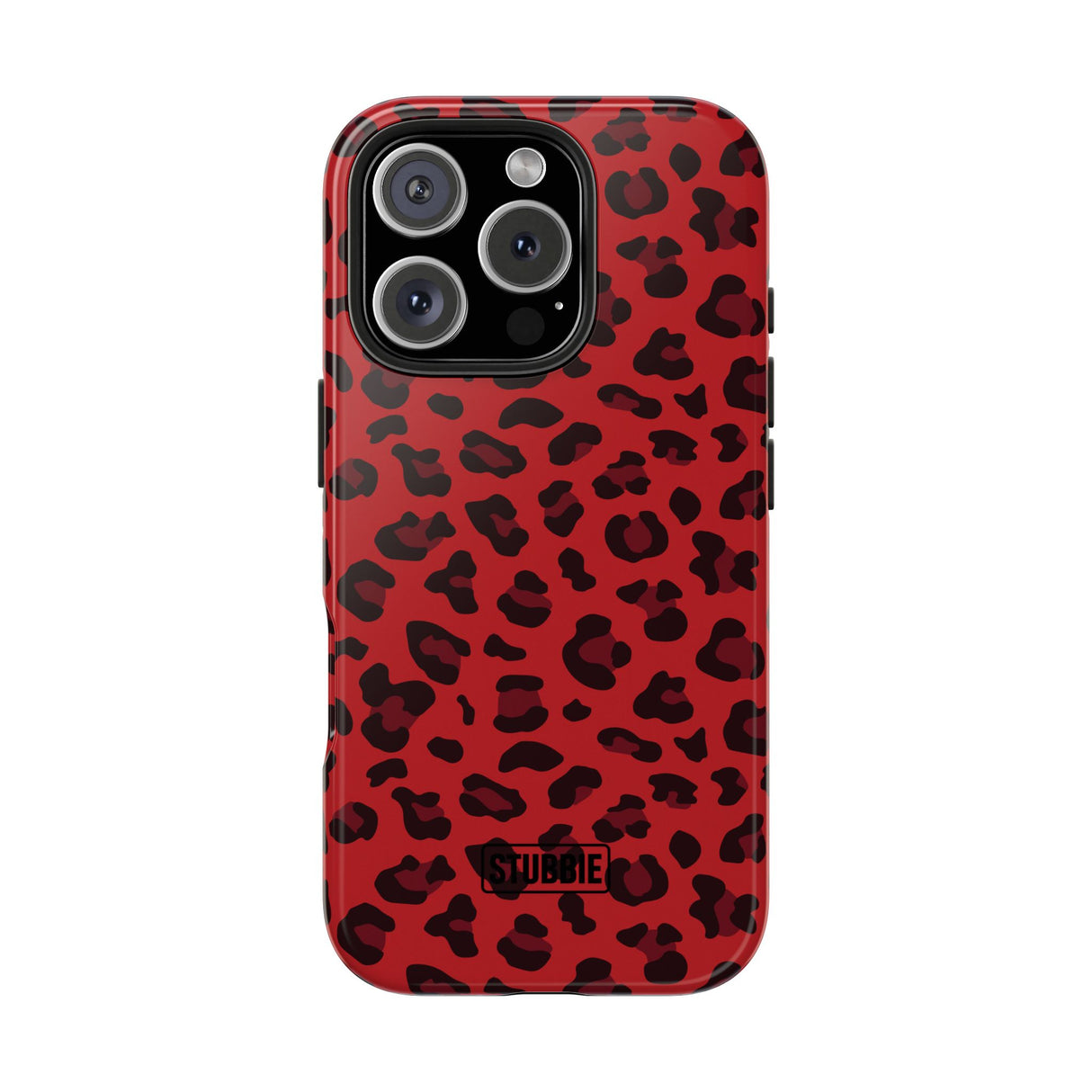 STUBBIE Phone Case for Apple iPhone - Red Leopard Phone Case