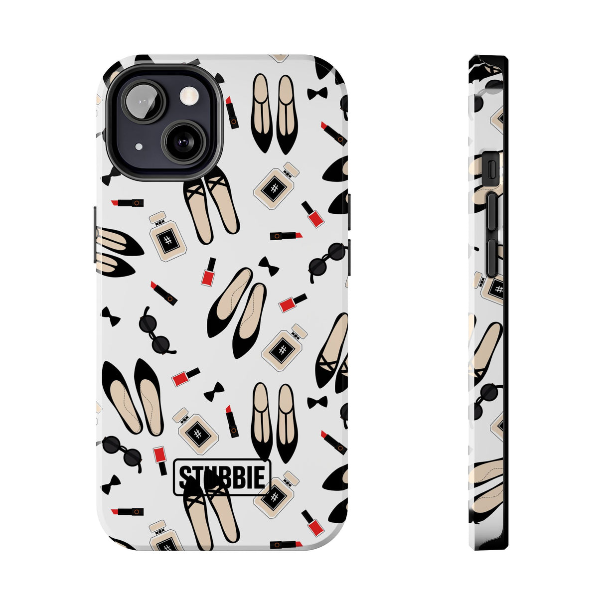 STUBBIE Phone Case for Apple iPhone - Heels And Lipstick Stubbie