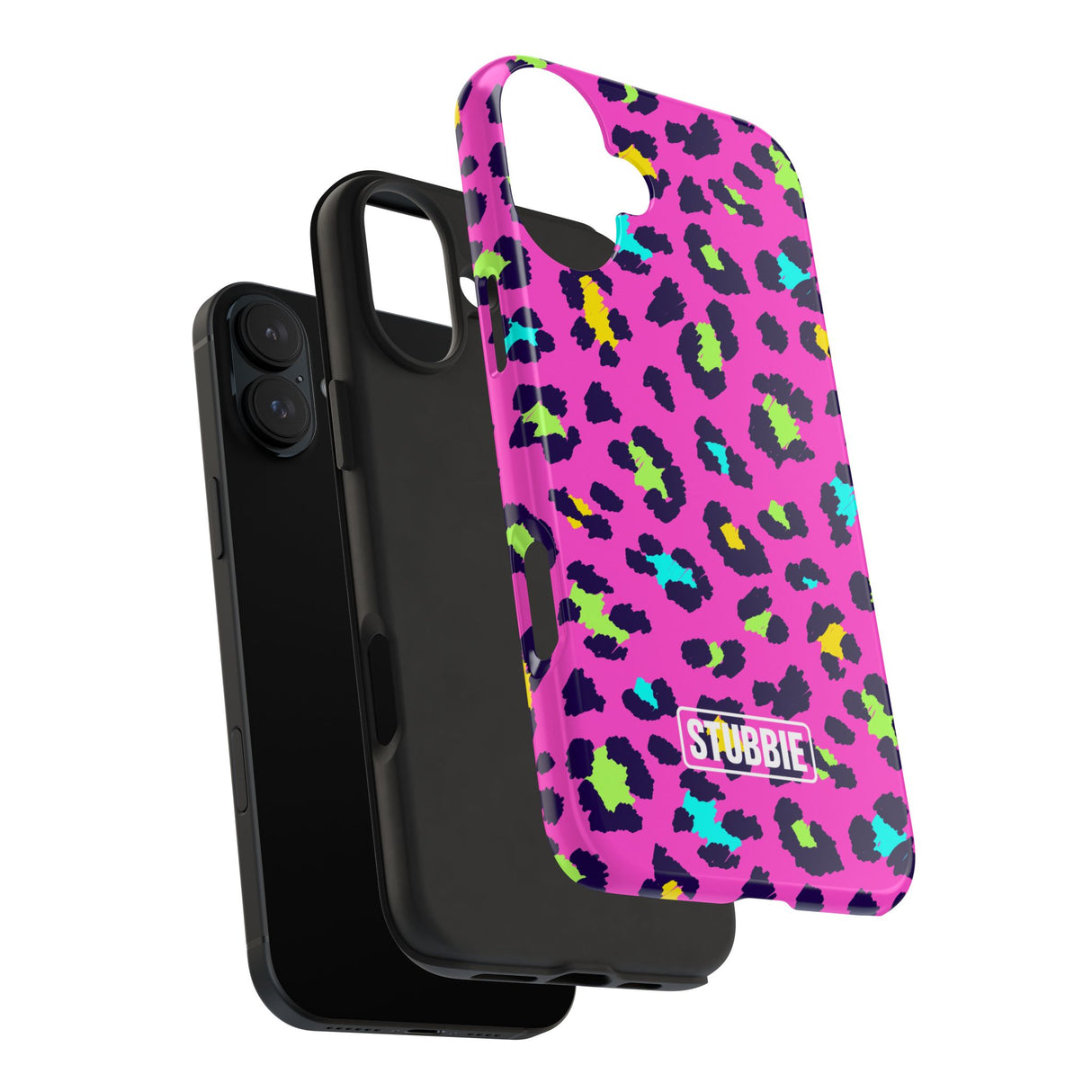 STUBBIE Phone Case for Apple iPhone - Disco Leopard Stubbie