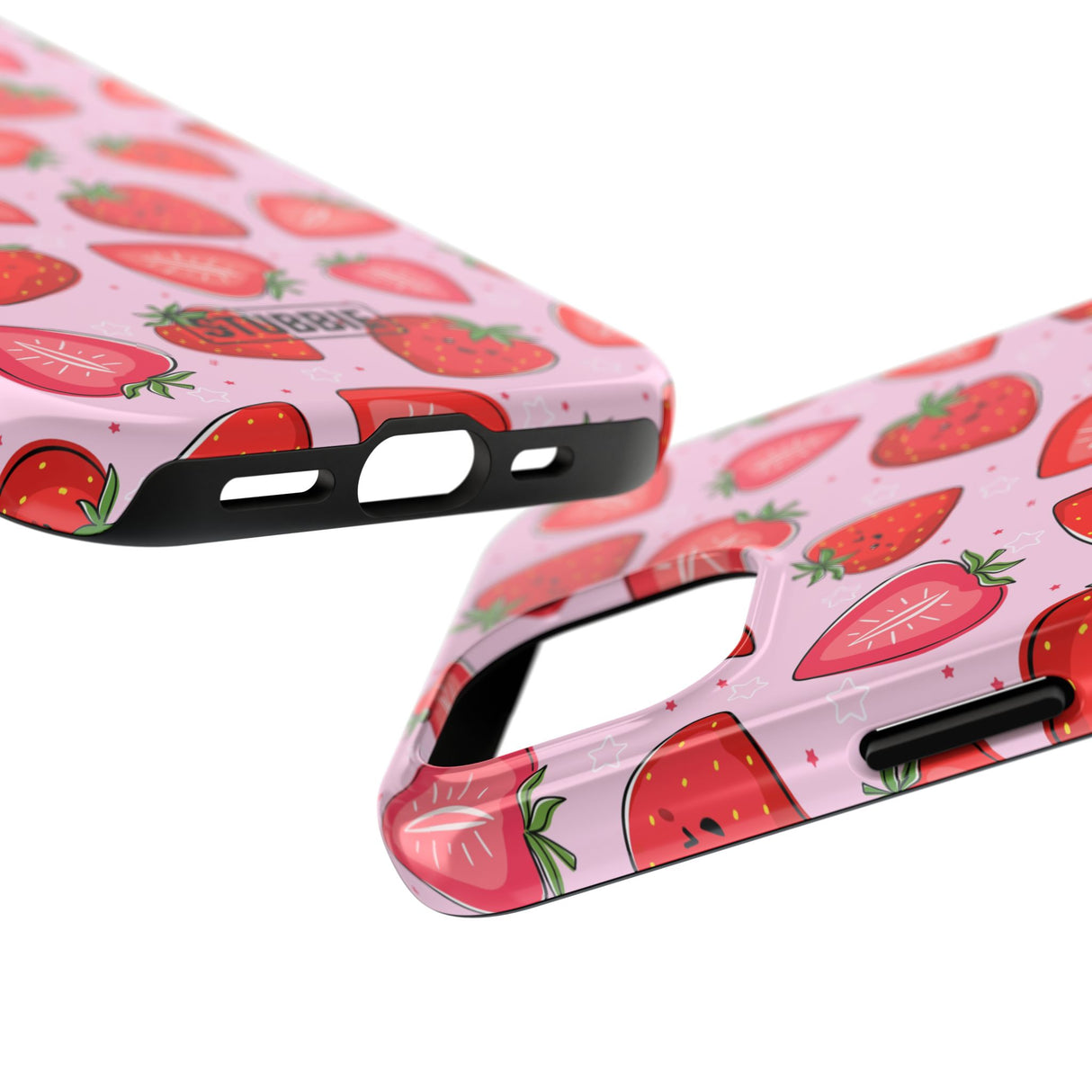 STUBBIE Phone Case for Apple iPhone - Smile Strawberry Phone Case