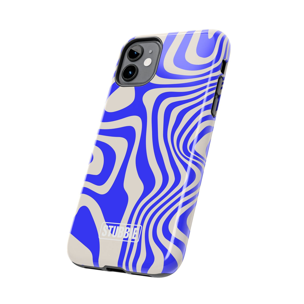 STUBBIE Phone Case for Apple iPhone - Crazy Blue Phone Case