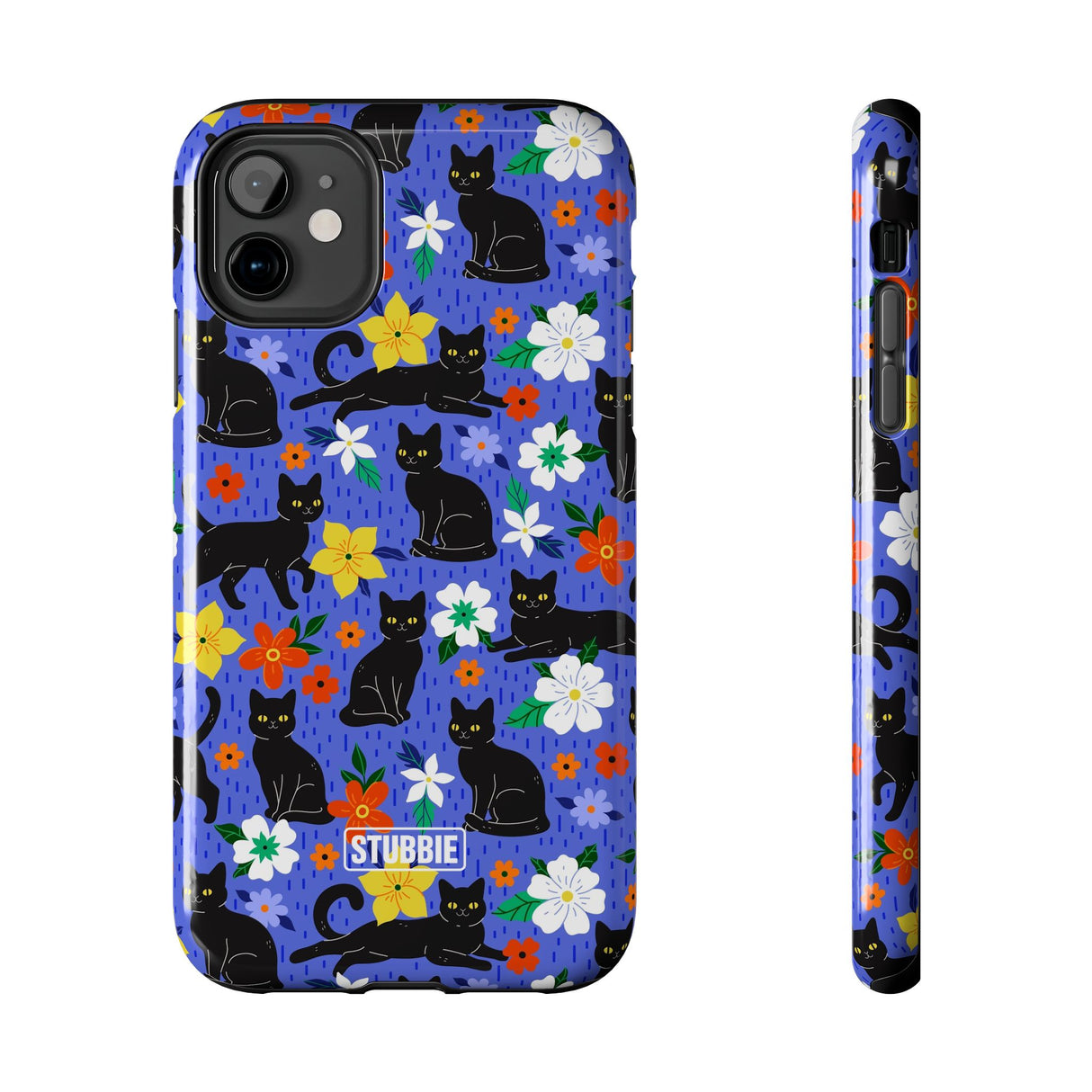 STUBBIE Phone Case for Apple iPhone - Black Cat Phone Case
