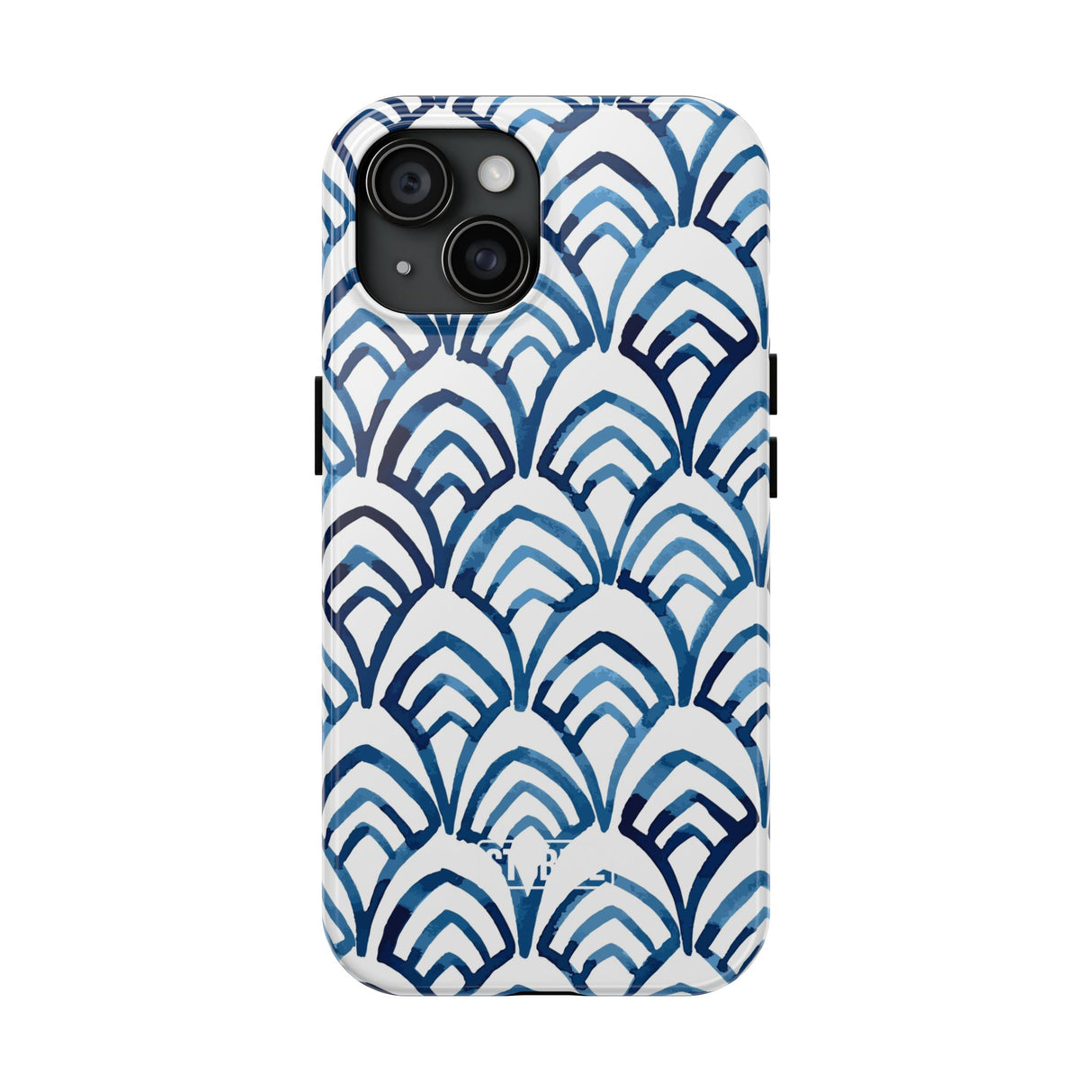 STUBBIE Phone Case for Apple iPhone - Blue Art Deco Phone Case
