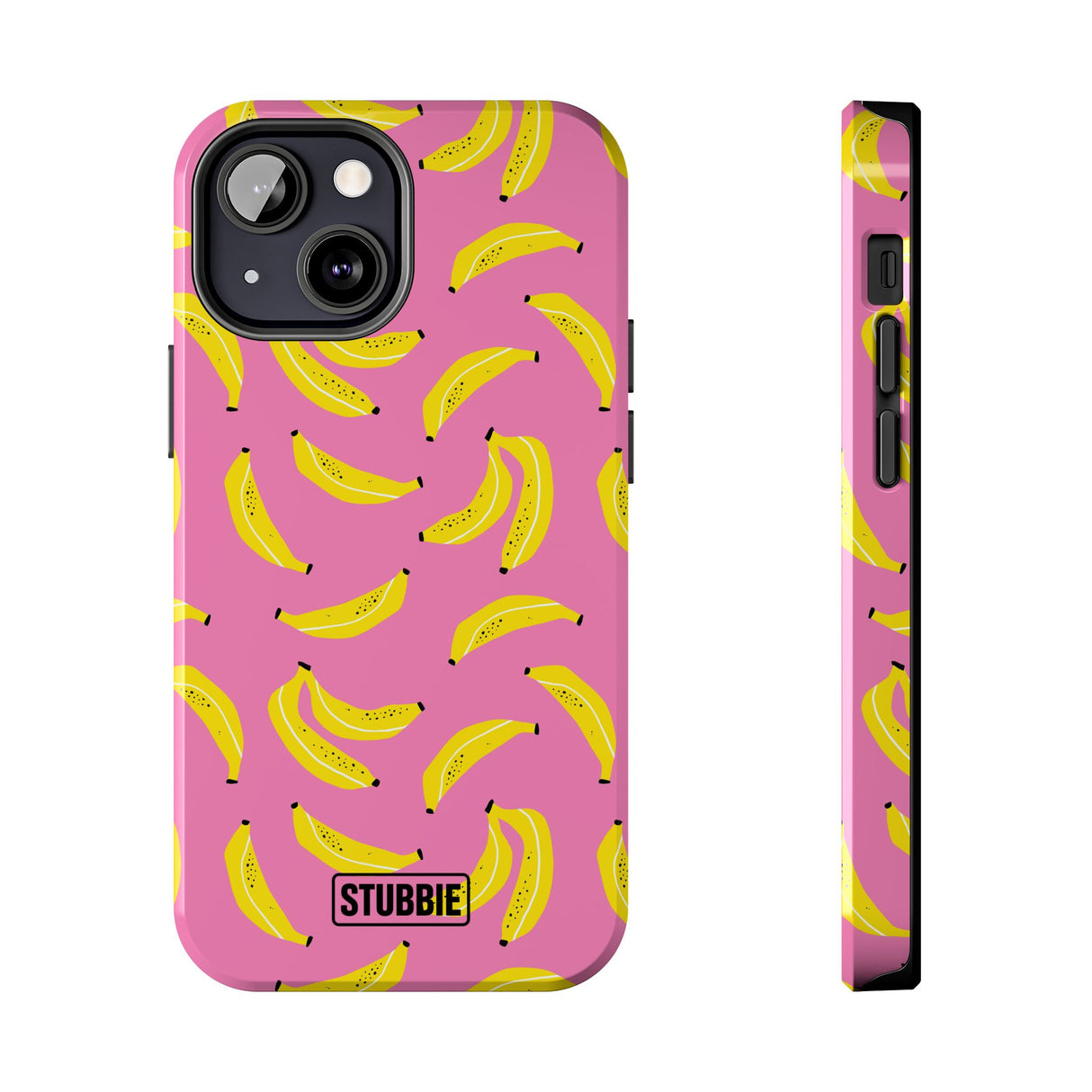 STUBBIE Phone Case for Apple iPhone - Pink Banana Phone Case